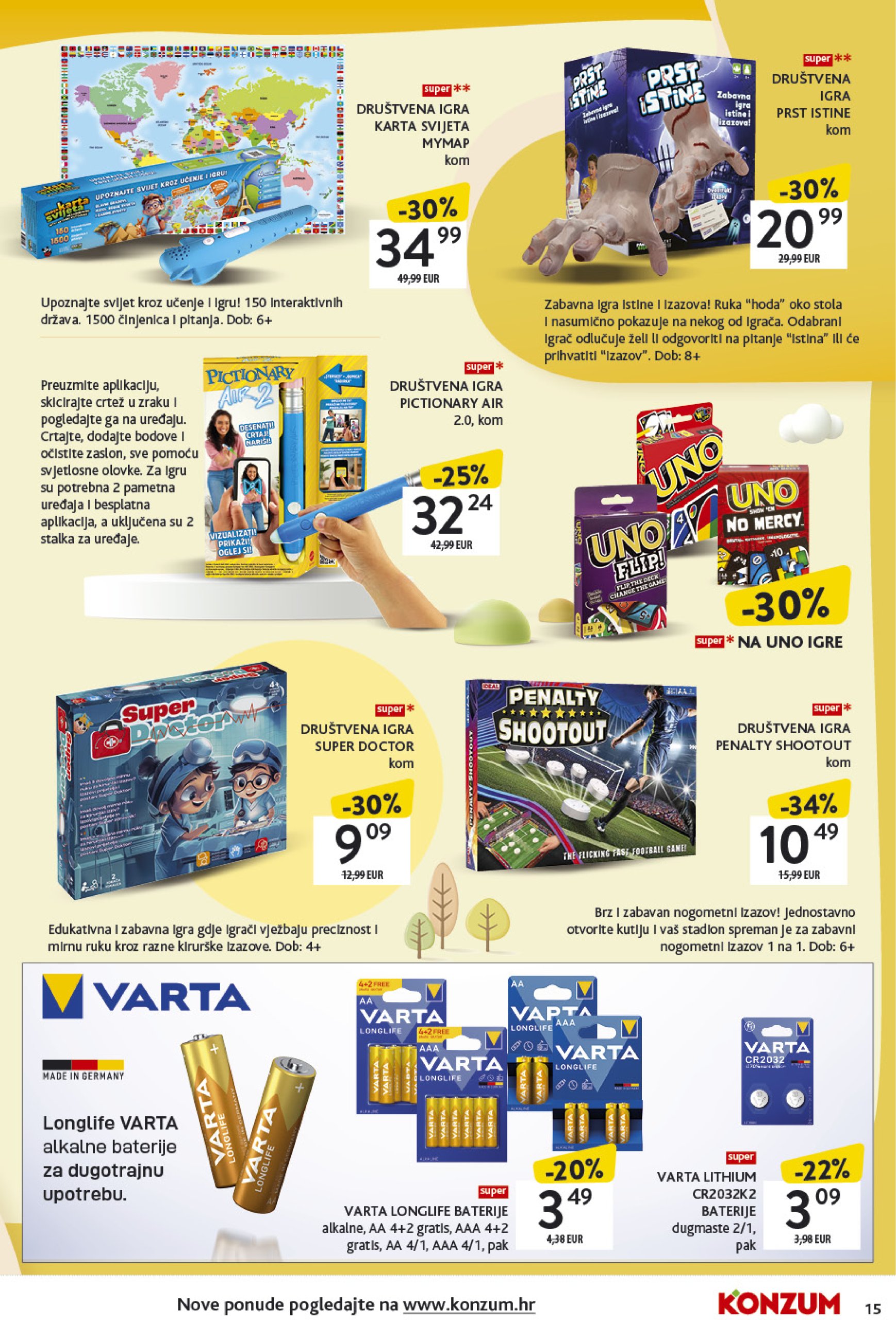 konzum - Konzum - Katalog Igračaka katalog vrijedi od 31.03. do 27.04. - page: 15