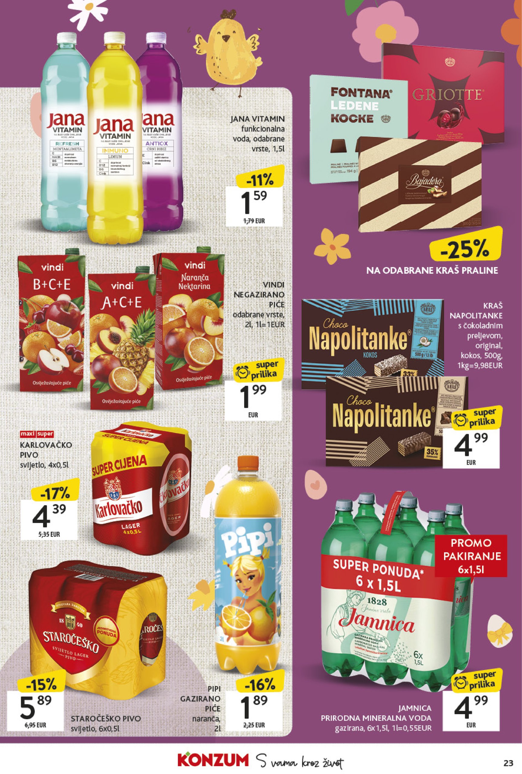 konzum - Konzum - Katalog Najbolje iz Hrvatske katalog vrijedi od 14.04. do 19.04. - page: 23