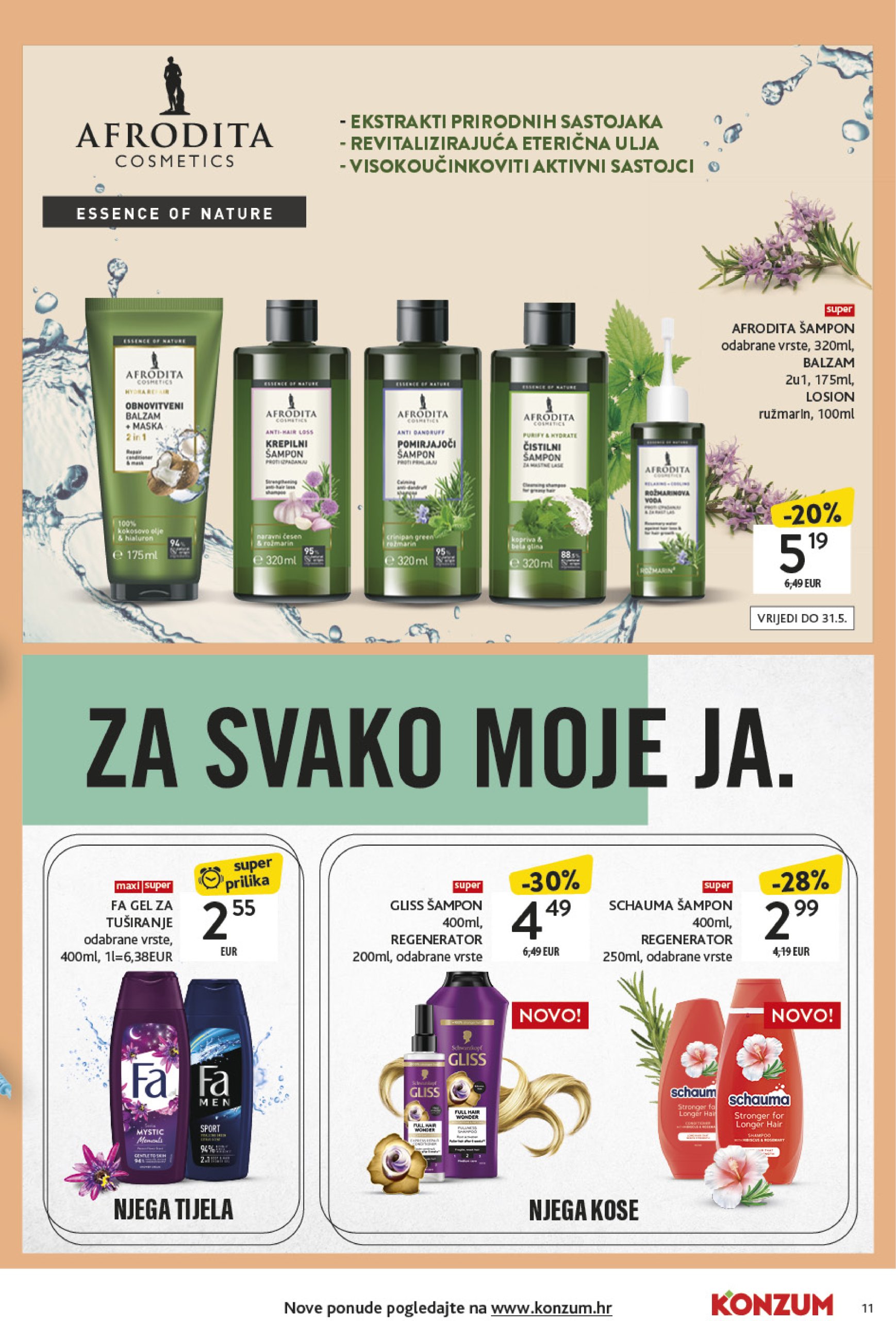 konzum - Prelistajte ovaj Konzum - Katalog ljepota i njega katalog, vrijedi od 12.05. do 25.05. - page: 11