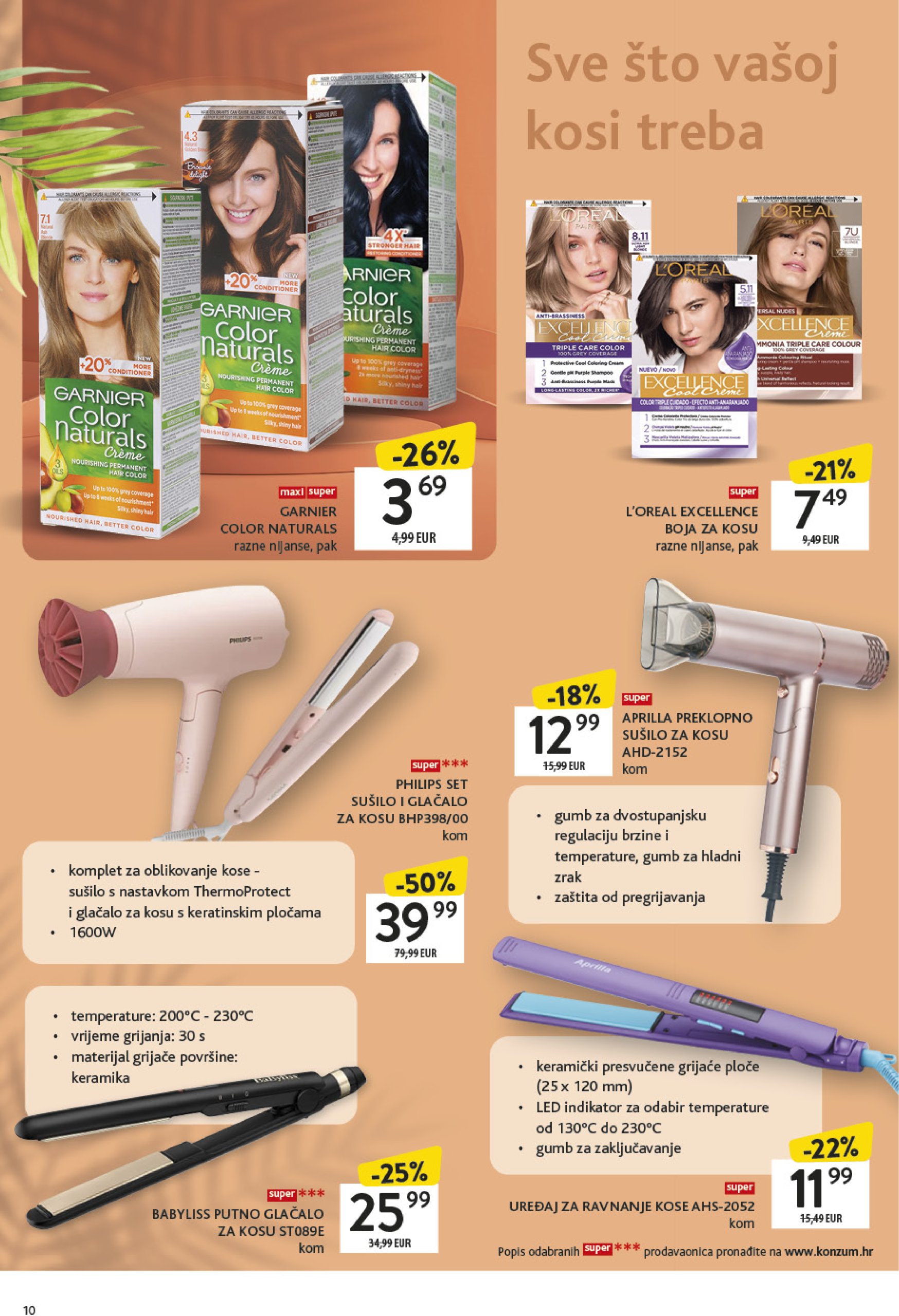 konzum - Prelistajte ovaj Konzum - Katalog ljepota i njega katalog, vrijedi od 12.05. do 25.05. - page: 10