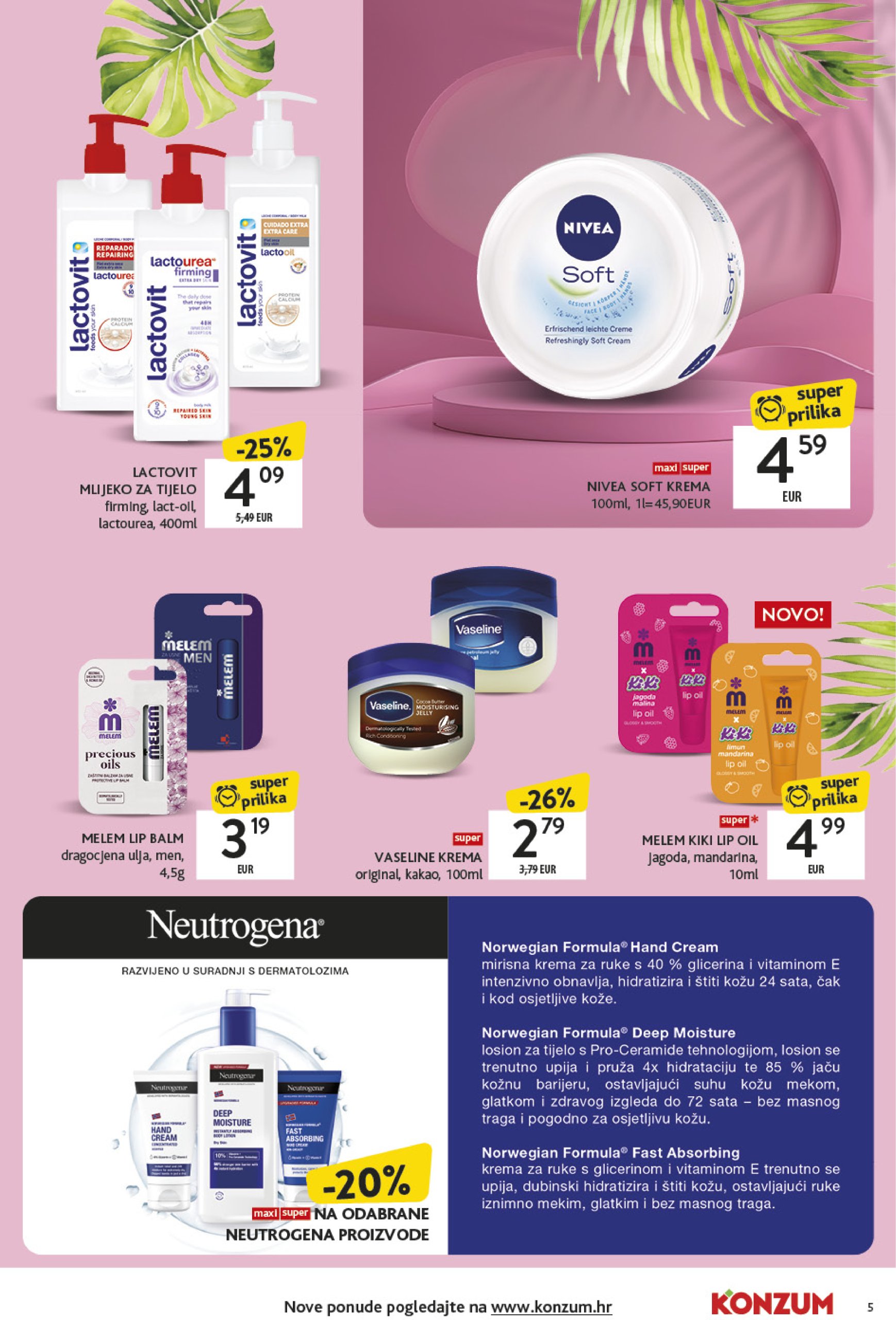 konzum - Prelistajte ovaj Konzum - Katalog ljepota i njega katalog, vrijedi od 12.05. do 25.05. - page: 5