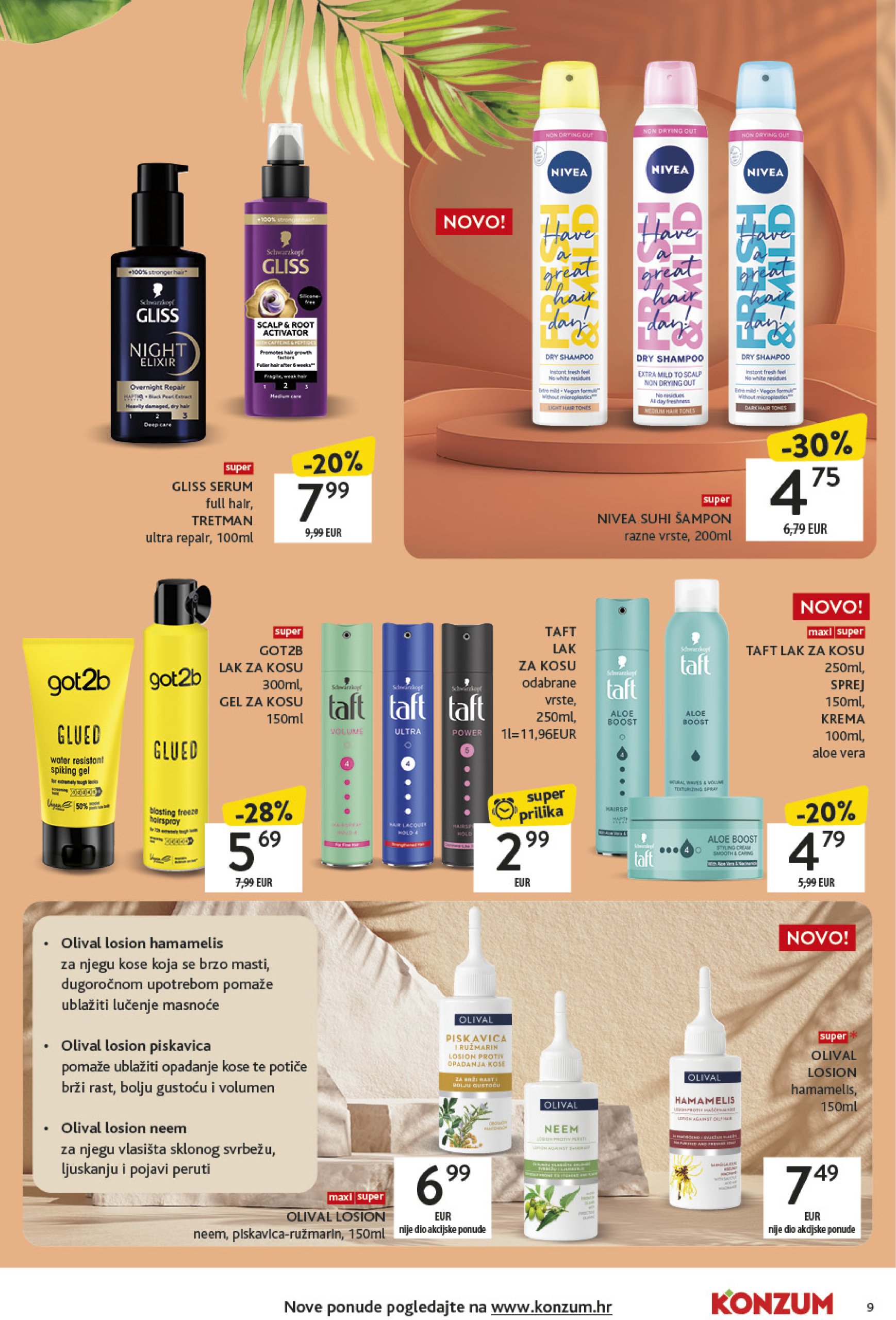 konzum - Prelistajte ovaj Konzum - Katalog ljepota i njega katalog, vrijedi od 12.05. do 25.05. - page: 9