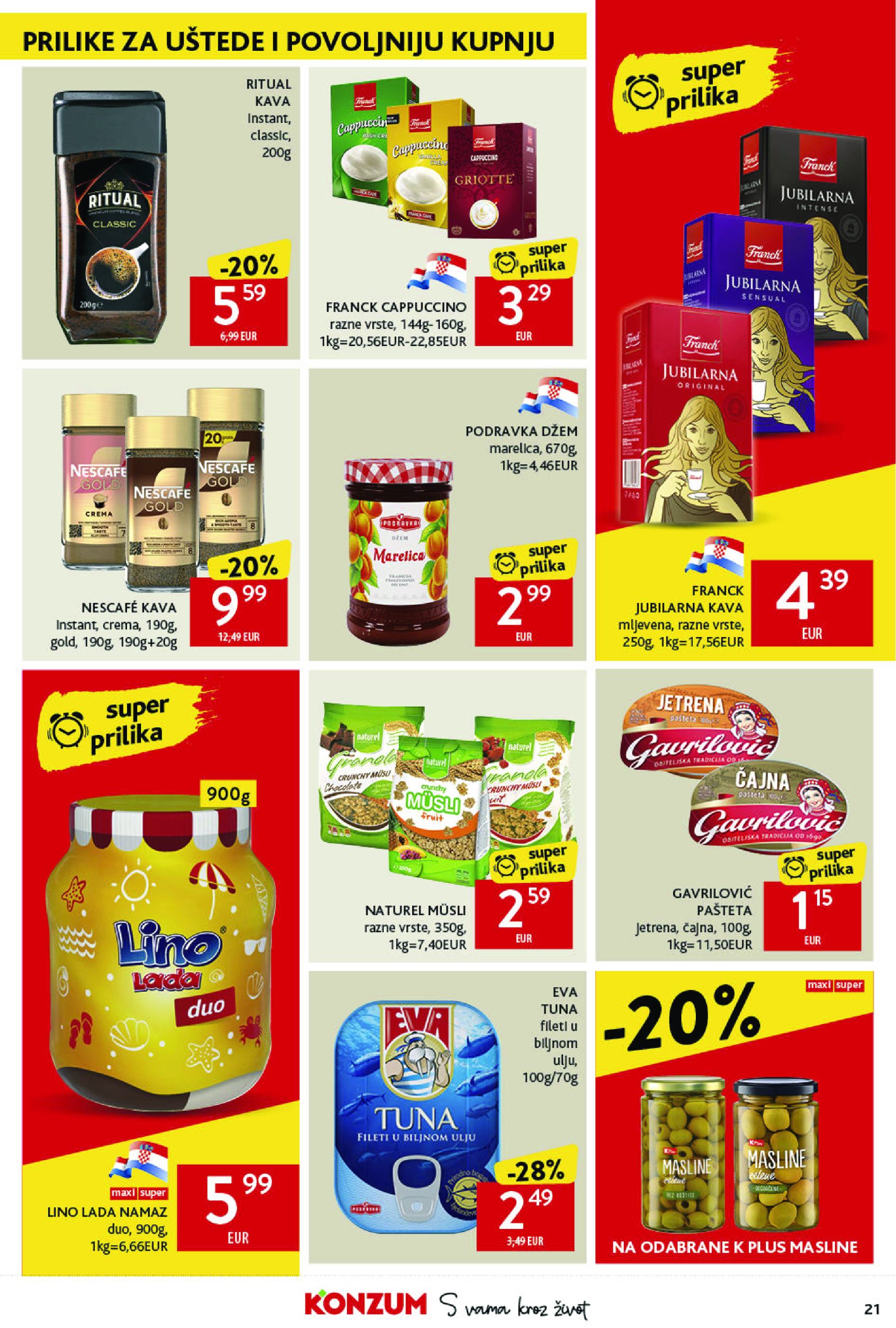 konzum - Prelistajte ovaj Konzum katalog, vrijedi od 14.05. do 20.05. - page: 21 konzum - Prelistajte ovaj Konzum katalog, vrijedi od 14.05. do 20.05. - page: 21