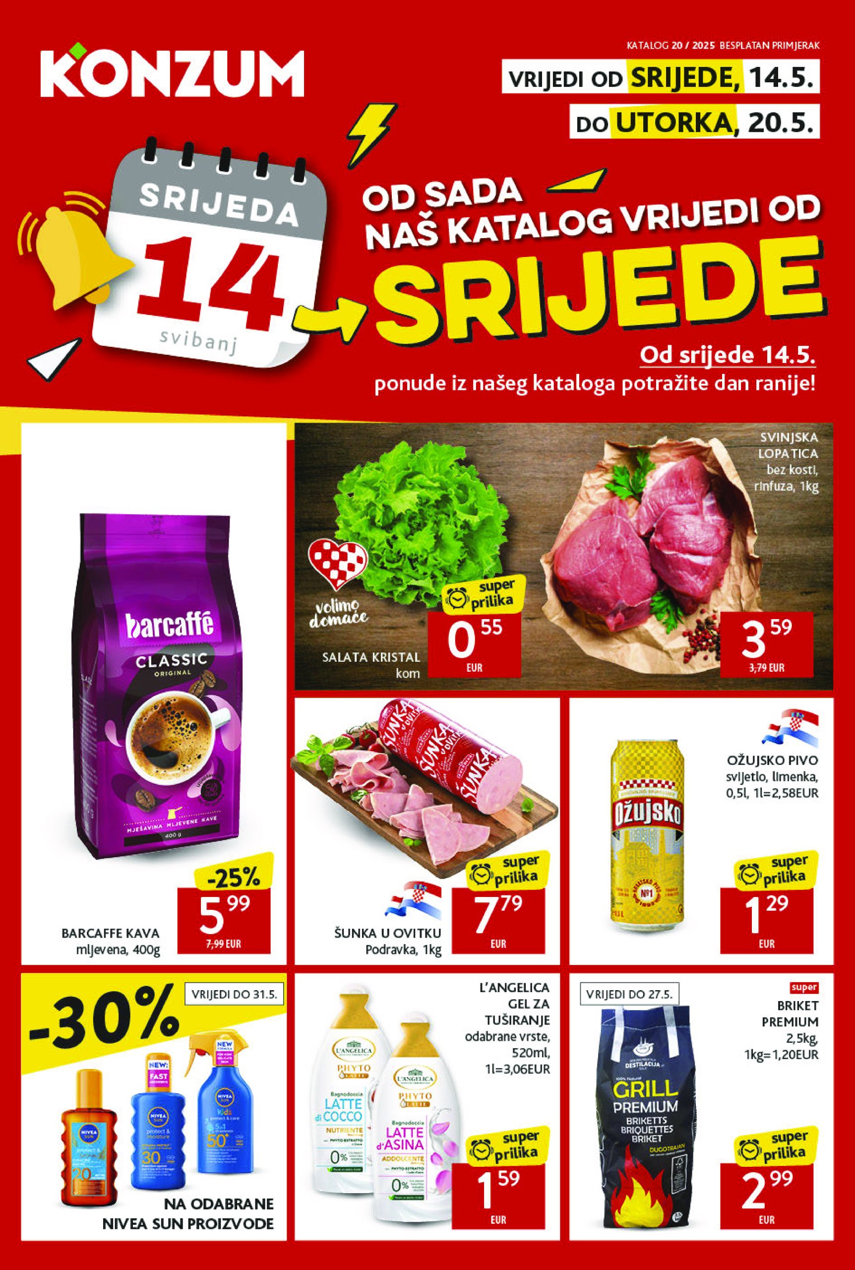 konzum - Prelistajte ovaj Konzum katalog, vrijedi od 14.05. do 20.05.