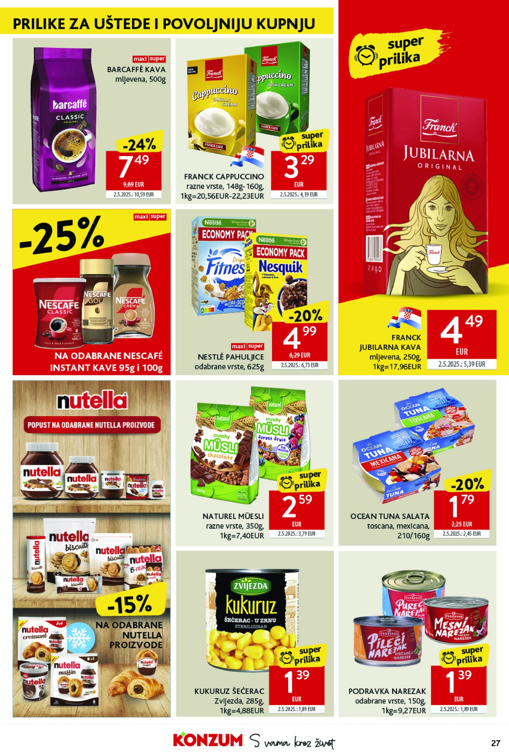 konzum - Prelistajte katalog Konzum, vrijedi od 11.06. do 17.06. - page: 27 konzum - Prelistajte katalog Konzum, vrijedi od 11.06. do 17.06. - page: 27