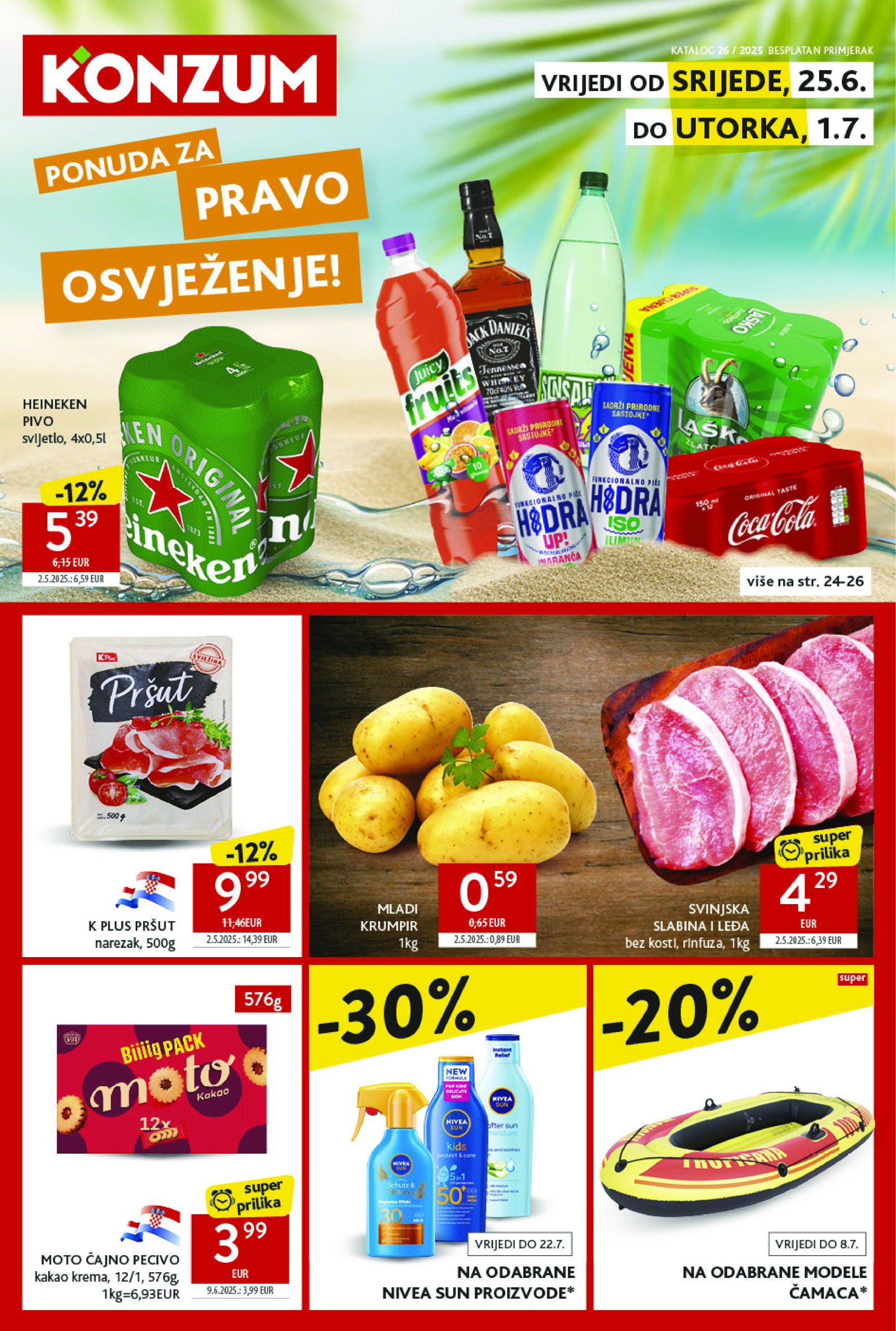 konzum - Prelistajte katalog Konzum, vrijedi od 25.06. do 01.07.
