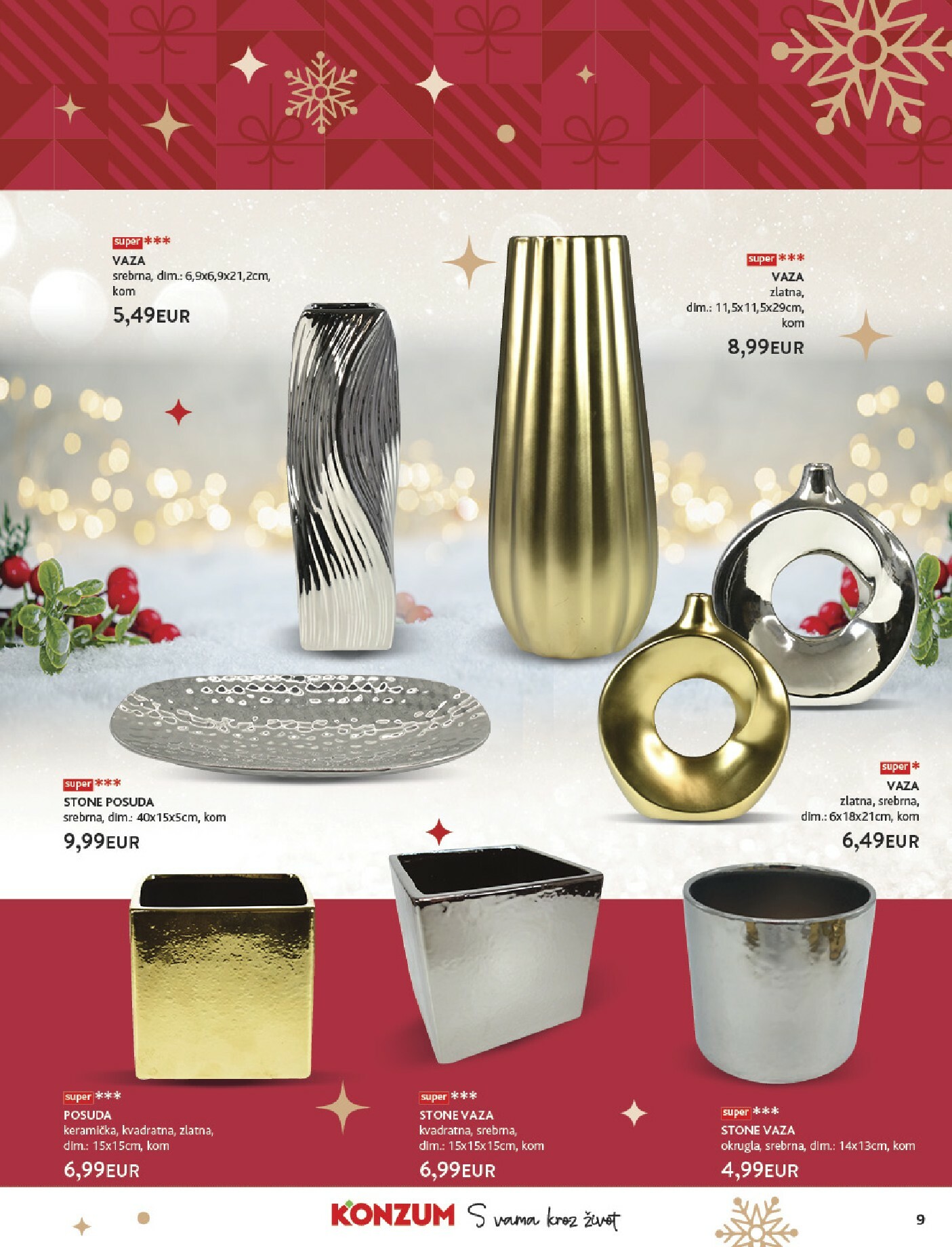 konzum - Prelistajte katalog Konzum - Katalog Ukrasi, vrijedi od 24.11. do 24.12. - page: 9