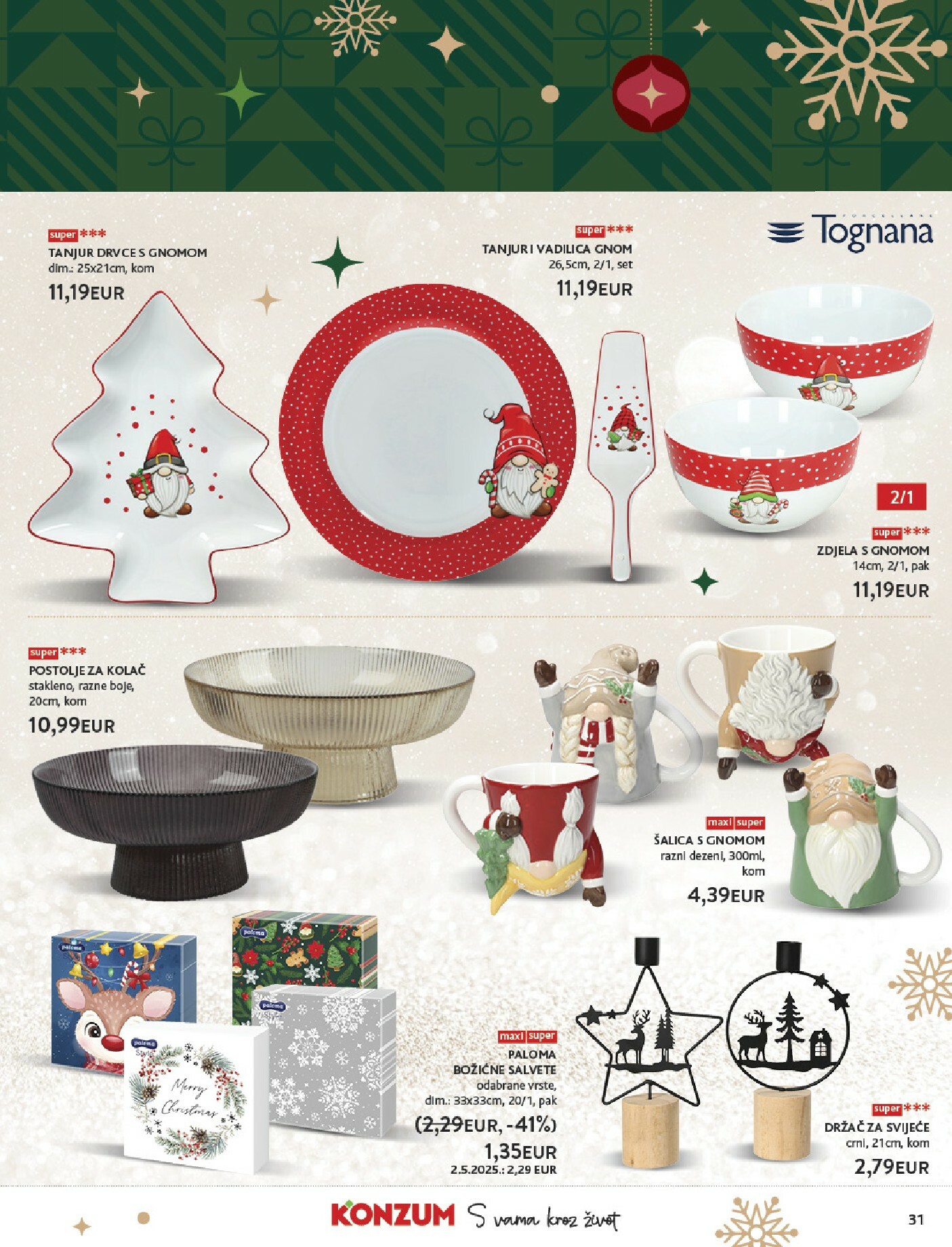 konzum - Prelistajte katalog Konzum - Katalog Ukrasi, vrijedi od 24.11. do 24.12. - page: 31