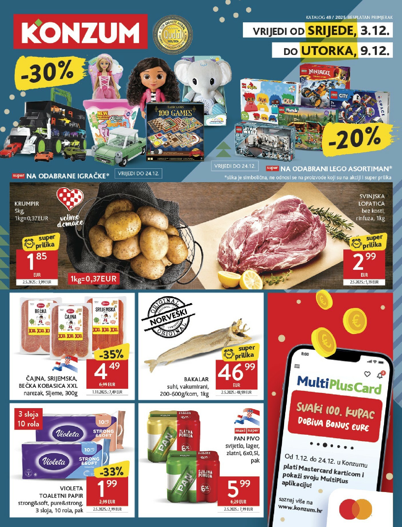 konzum - Prelistajte katalog Konzum, vrijedi od 03.12. do 09.12.