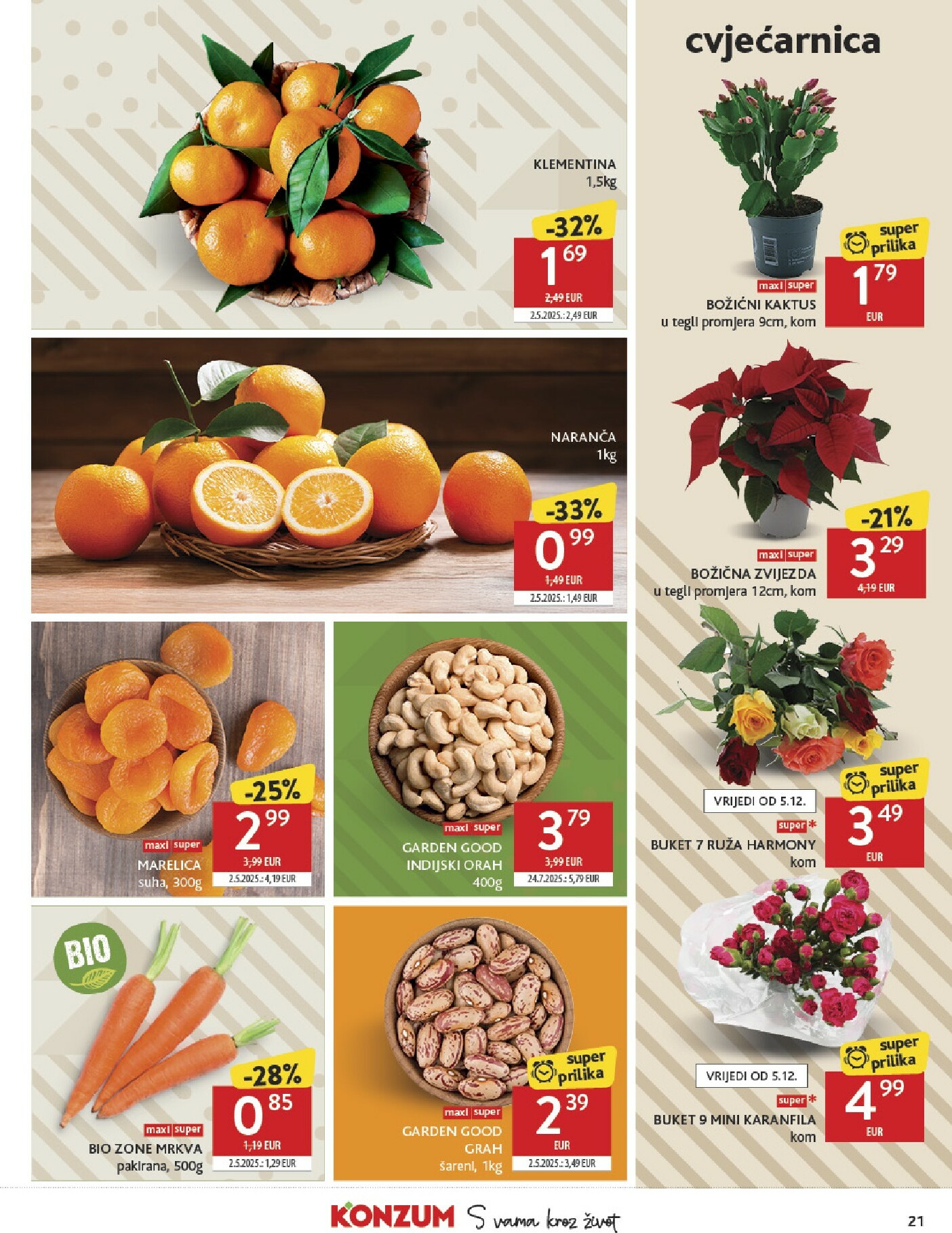 konzum - Prelistajte katalog Konzum, vrijedi od 03.12. do 09.12. - page: 21