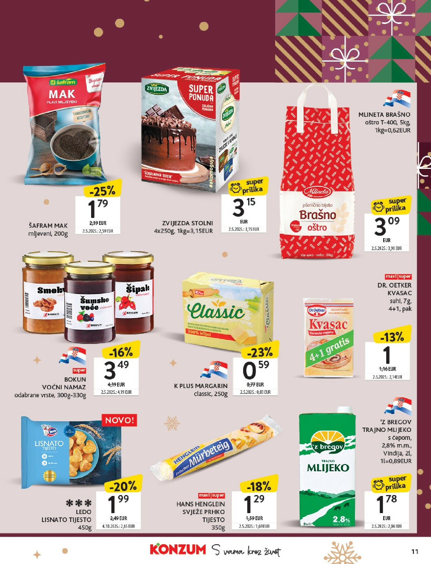 konzum - Prelistajte katalog Konzum - Katalog kolači, vrijedi od 01.12. do 24.12. - page: 11