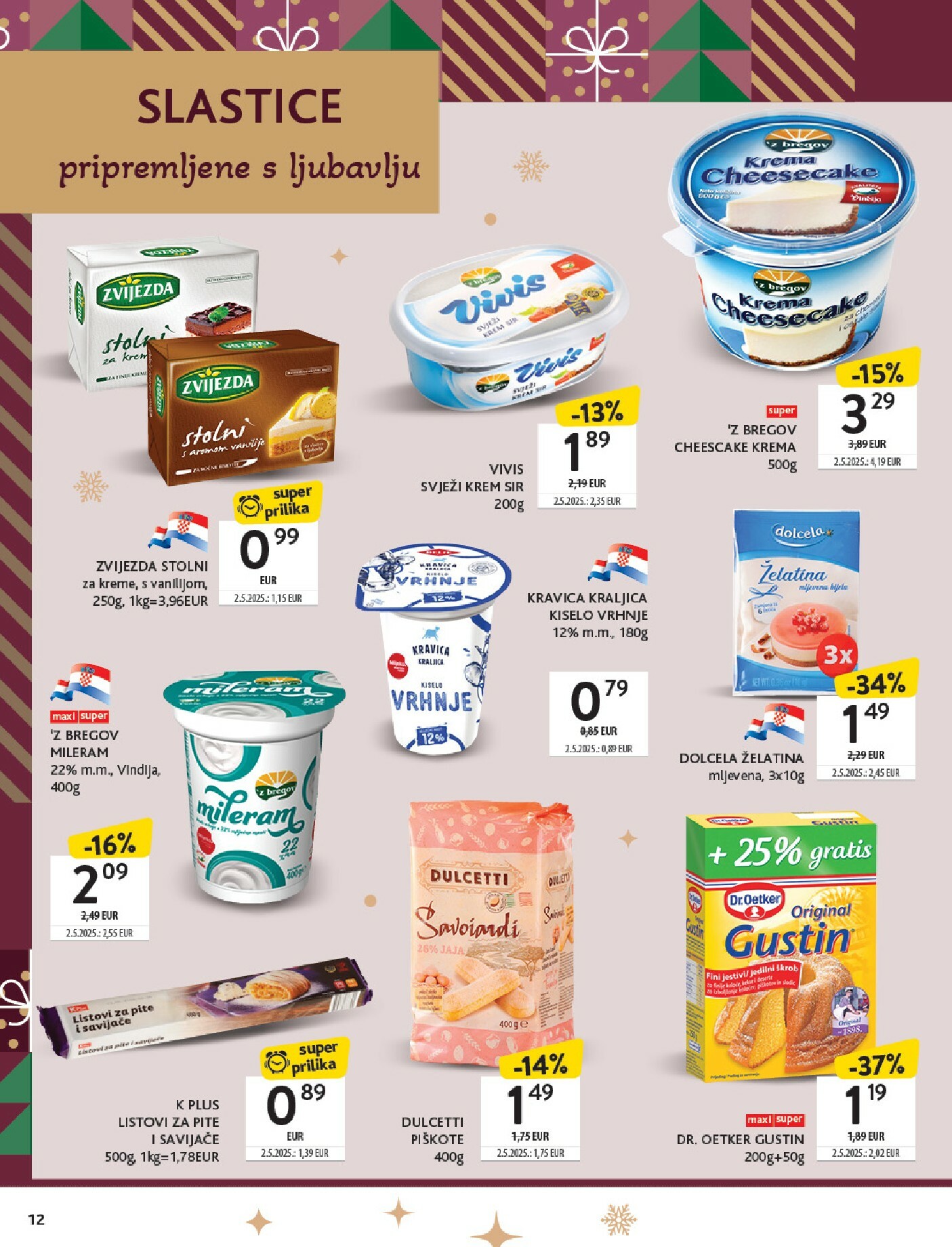 konzum - Prelistajte katalog Konzum - Katalog kolači, vrijedi od 01.12. do 24.12. - page: 12