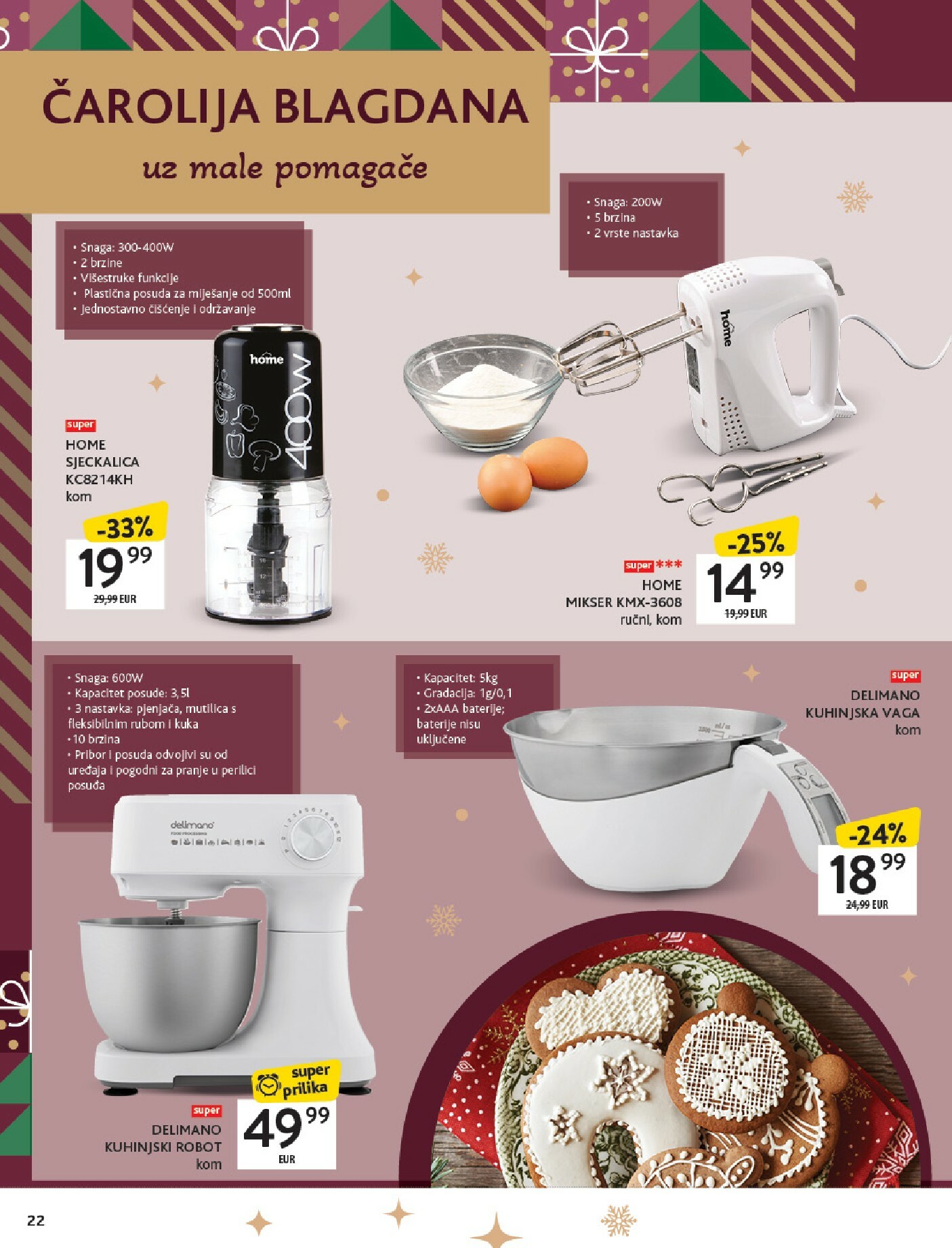 konzum - Prelistajte katalog Konzum - Katalog kolači, vrijedi od 01.12. do 24.12. - page: 22