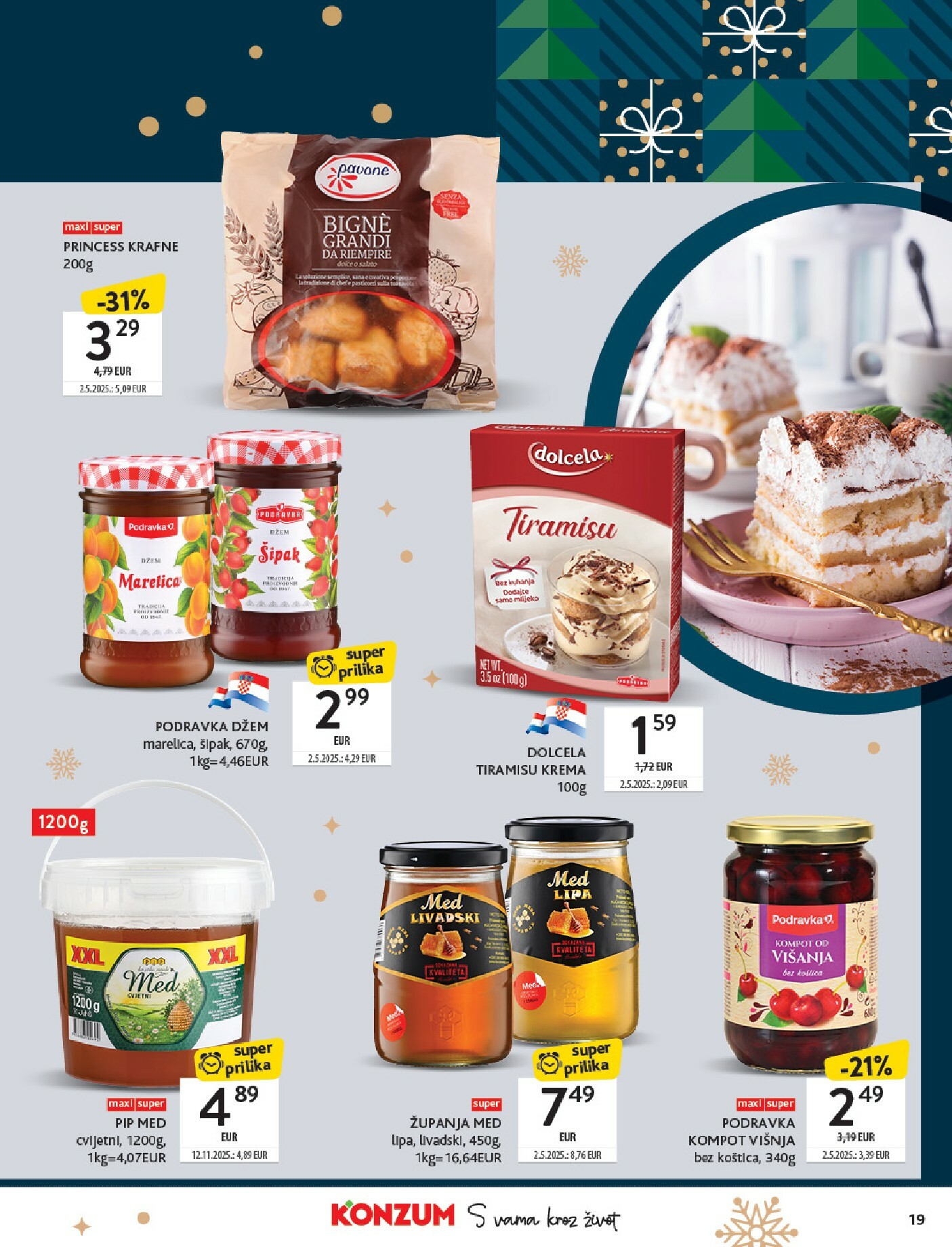 konzum - Prelistajte katalog Konzum - Katalog kolači, vrijedi od 01.12. do 24.12. - page: 19