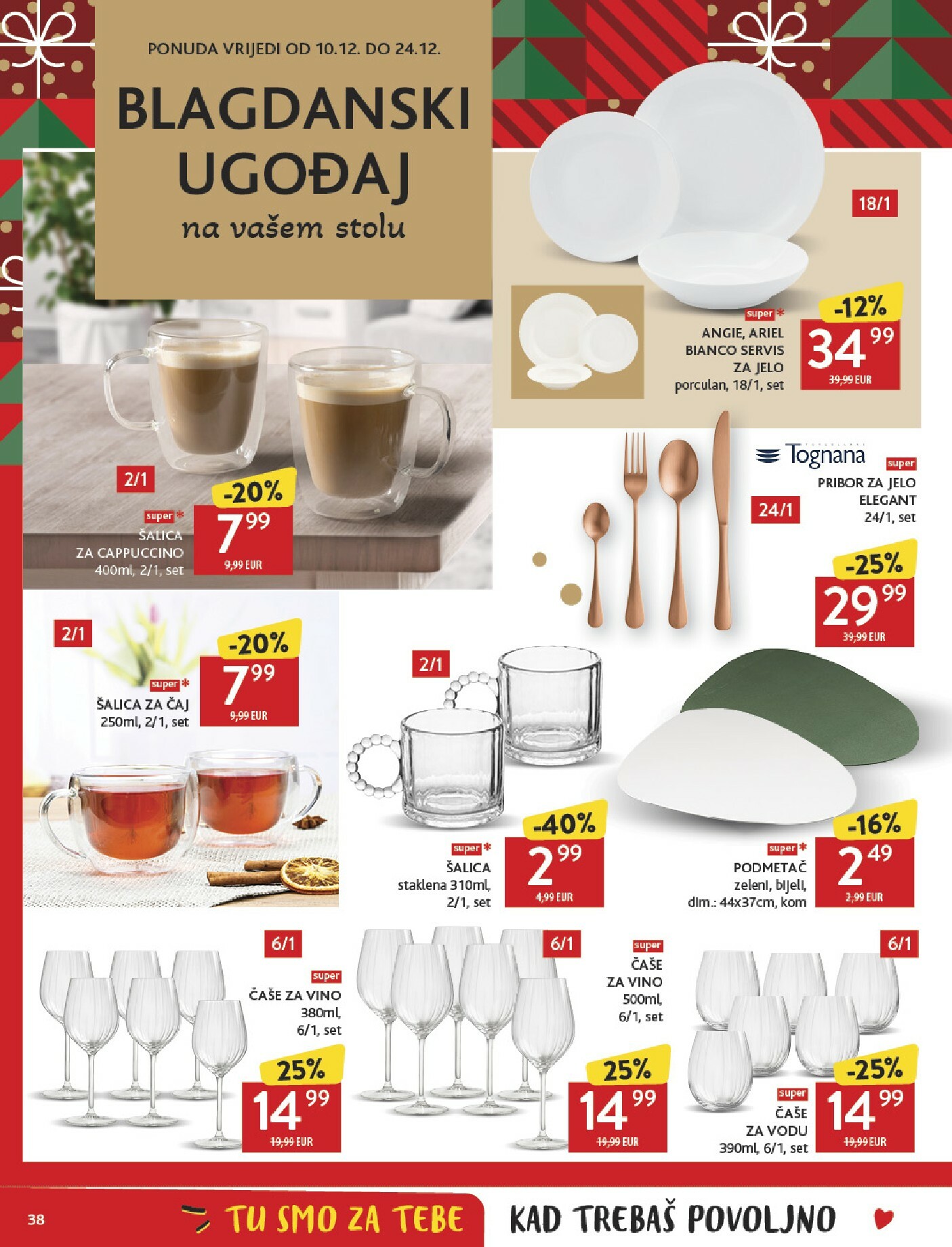 konzum - Prelistajte katalog Konzum, vrijedi od 10.12. do 16.12. - page: 38