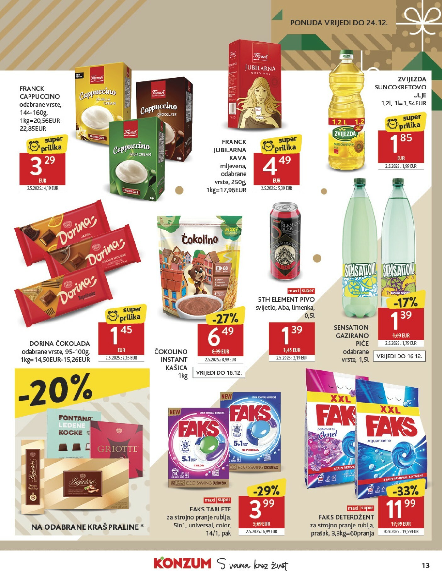 konzum - Prelistajte katalog Konzum, vrijedi od 10.12. do 16.12. - page: 13
