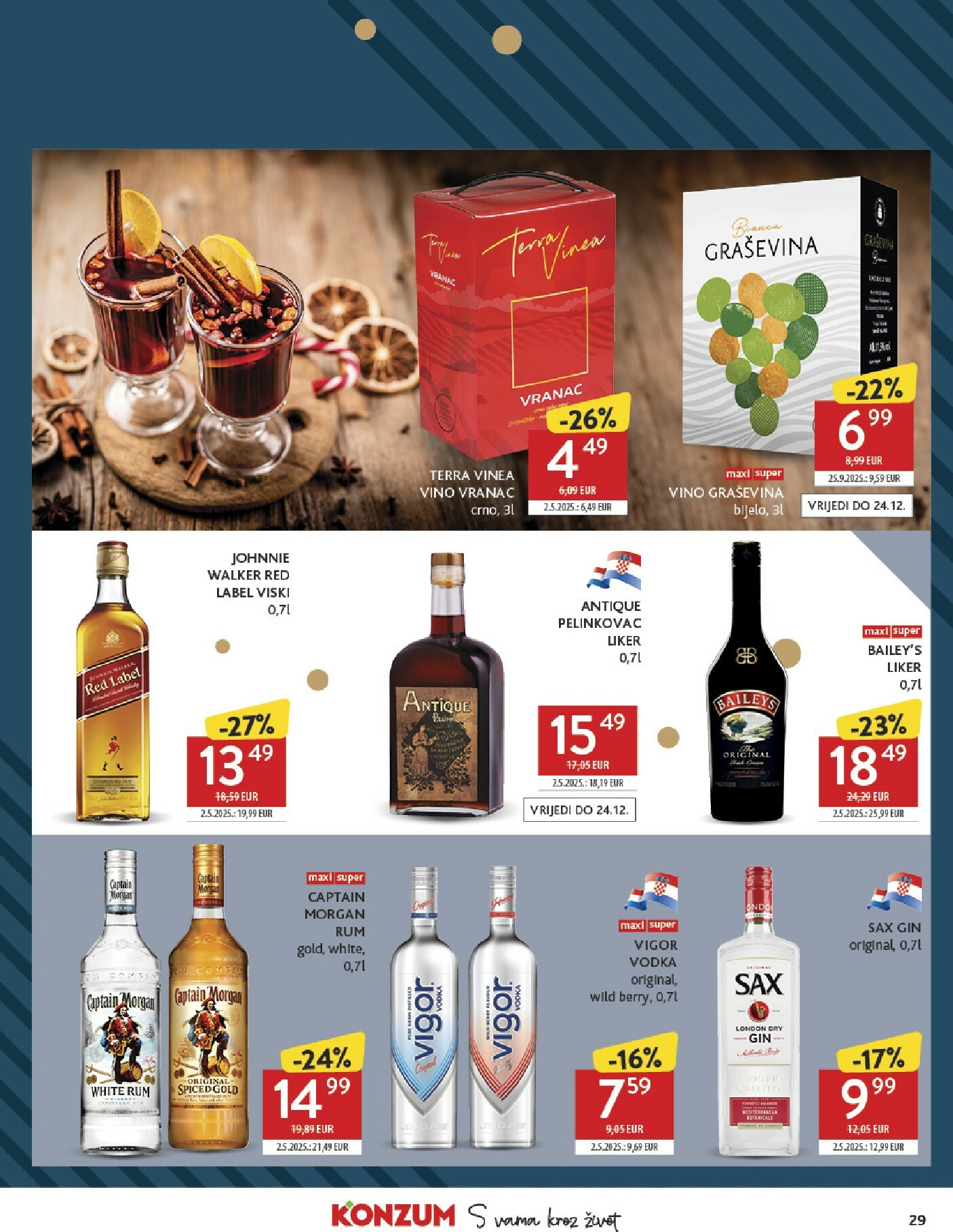 konzum - Prelistajte katalog Konzum, vrijedi od 10.12. do 16.12. - page: 29