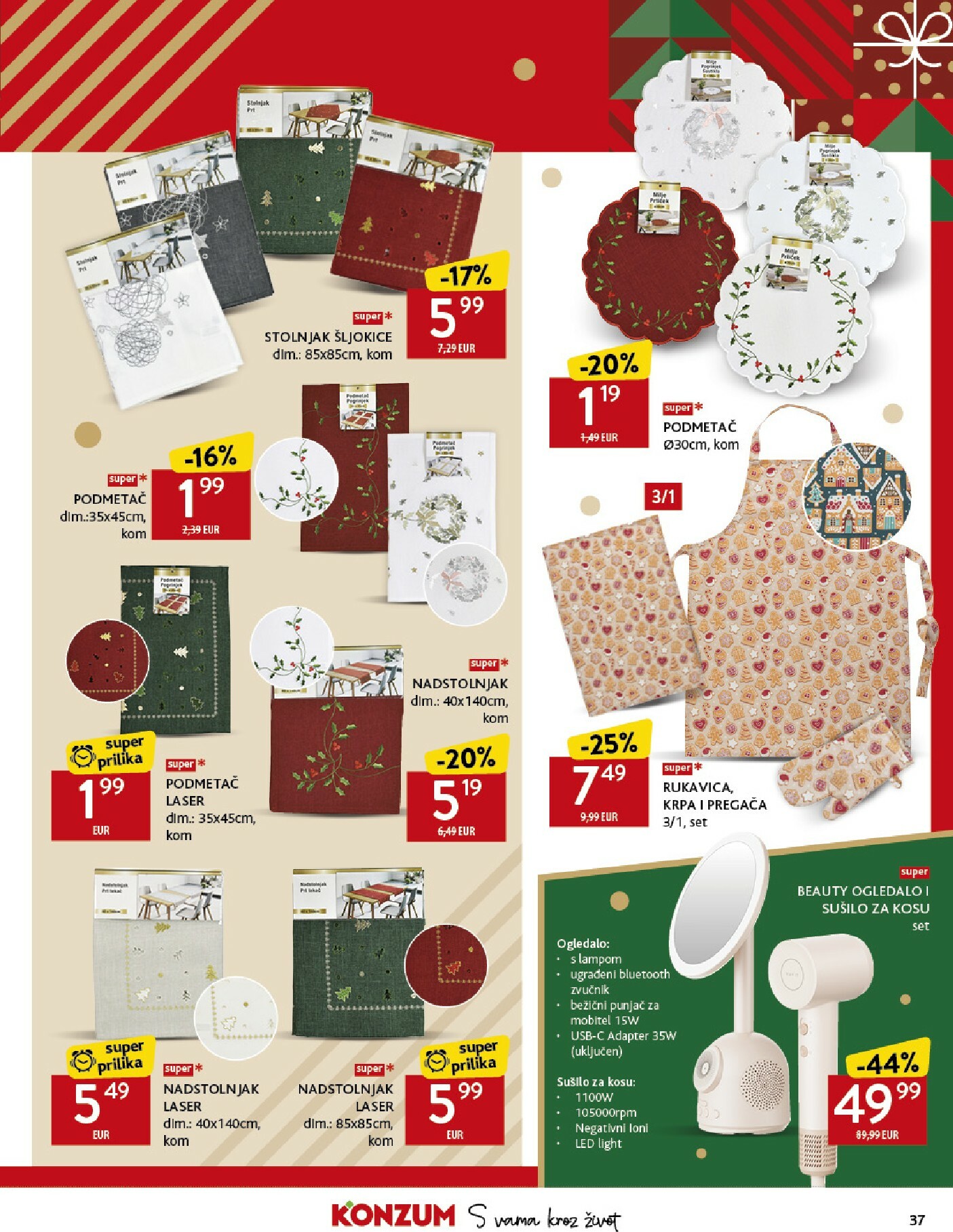 konzum - Prelistajte katalog Konzum, vrijedi od 17.12. do 24.12. - page: 37