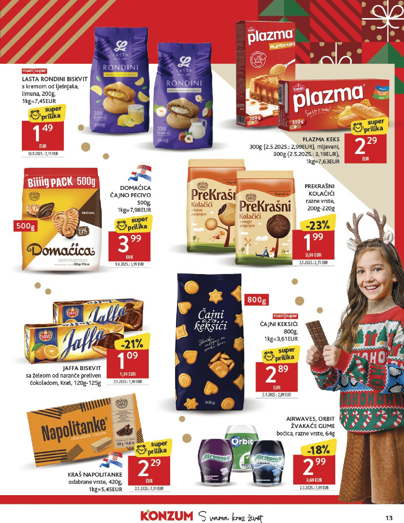 konzum - Prelistajte katalog Konzum, vrijedi od 27.12. do 06.01. - page: 13