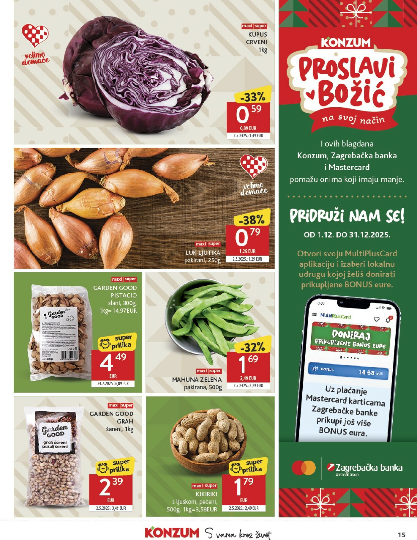 konzum - Prelistajte katalog Konzum, vrijedi od 27.12. do 06.01. - page: 15