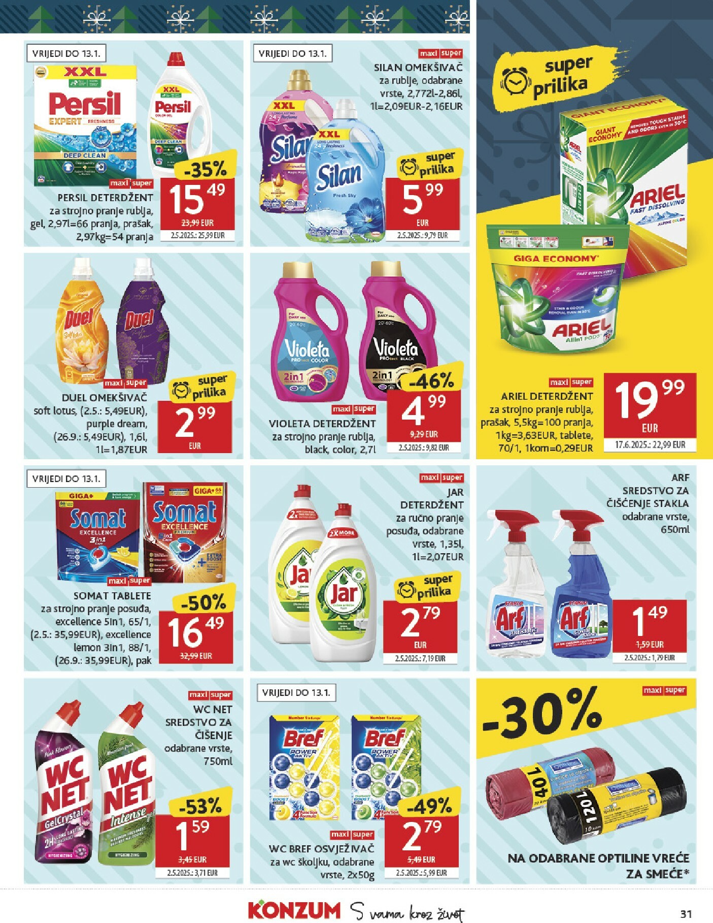 konzum - Prelistajte katalog Konzum, vrijedi od 27.12. do 06.01. - page: 31