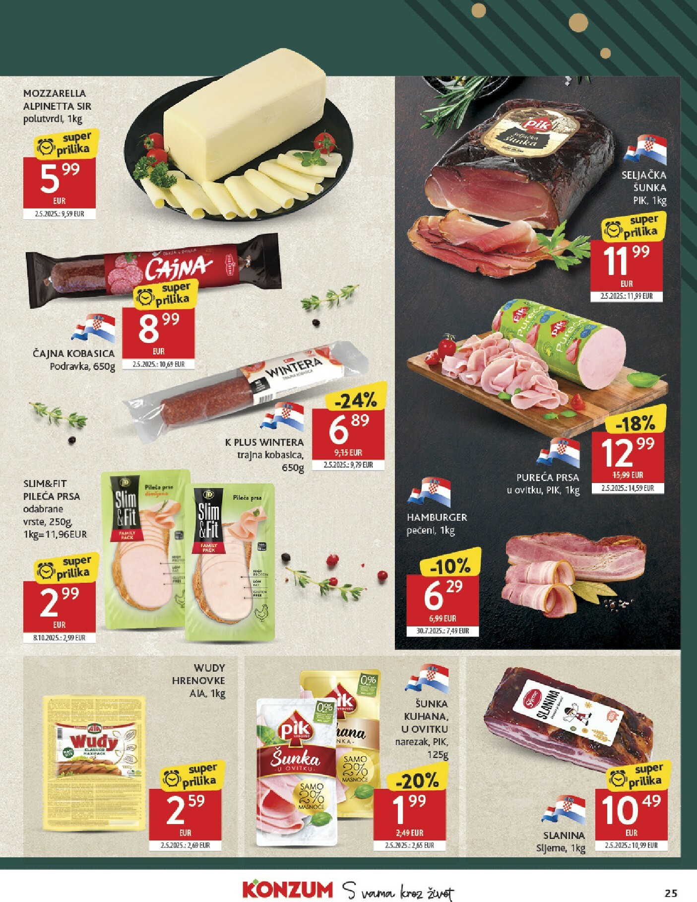 konzum - Prelistajte katalog Konzum, vrijedi od 27.12. do 06.01. - page: 25