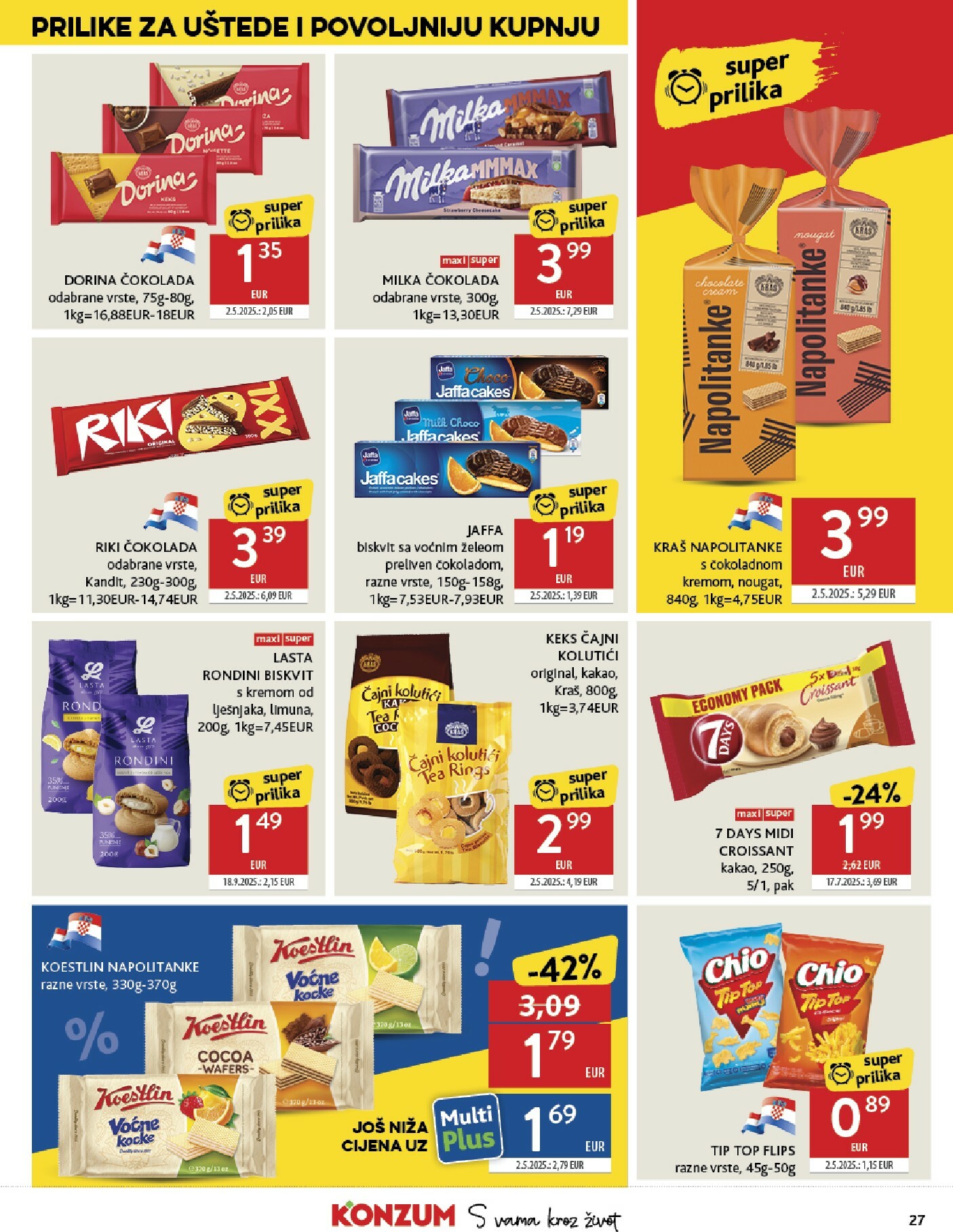 konzum - Prelistajte katalog Konzum, vrijedi od 07.01. do 13.01. - page: 27