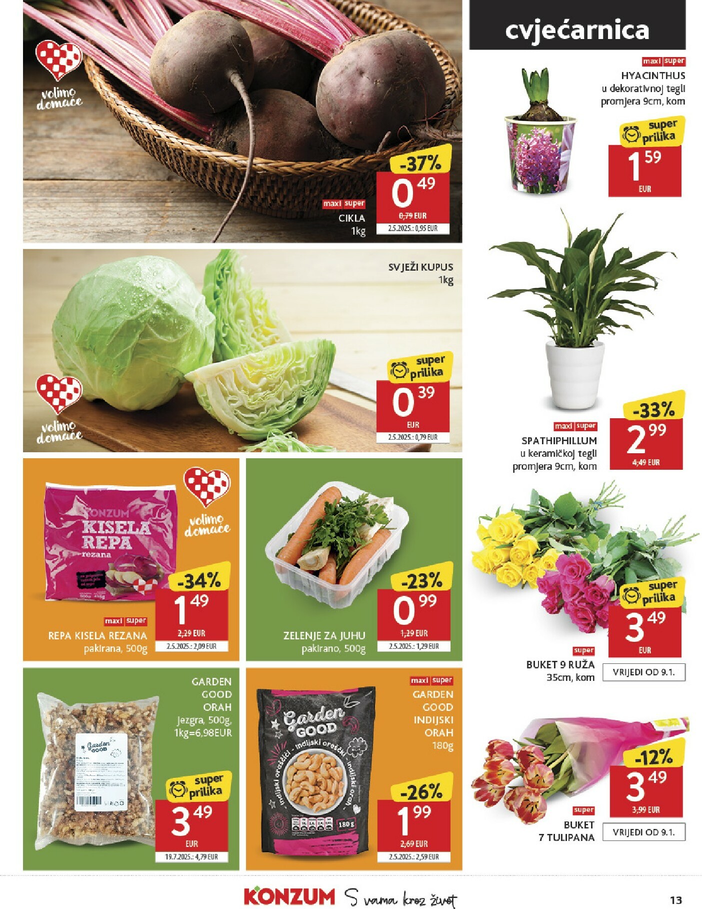 konzum - Prelistajte katalog Konzum, vrijedi od 07.01. do 13.01. - page: 13
