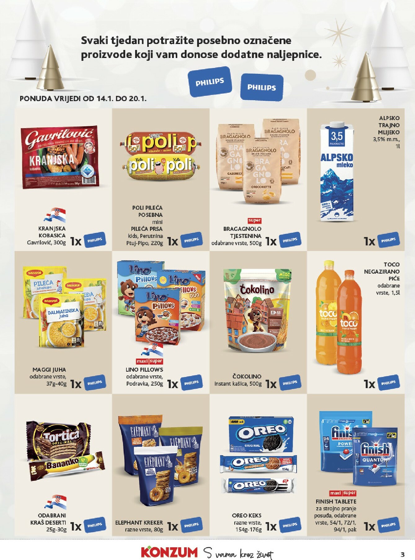 konzum - Prelistajte katalog Konzum, vrijedi od 14.01. do 20.01. - page: 3