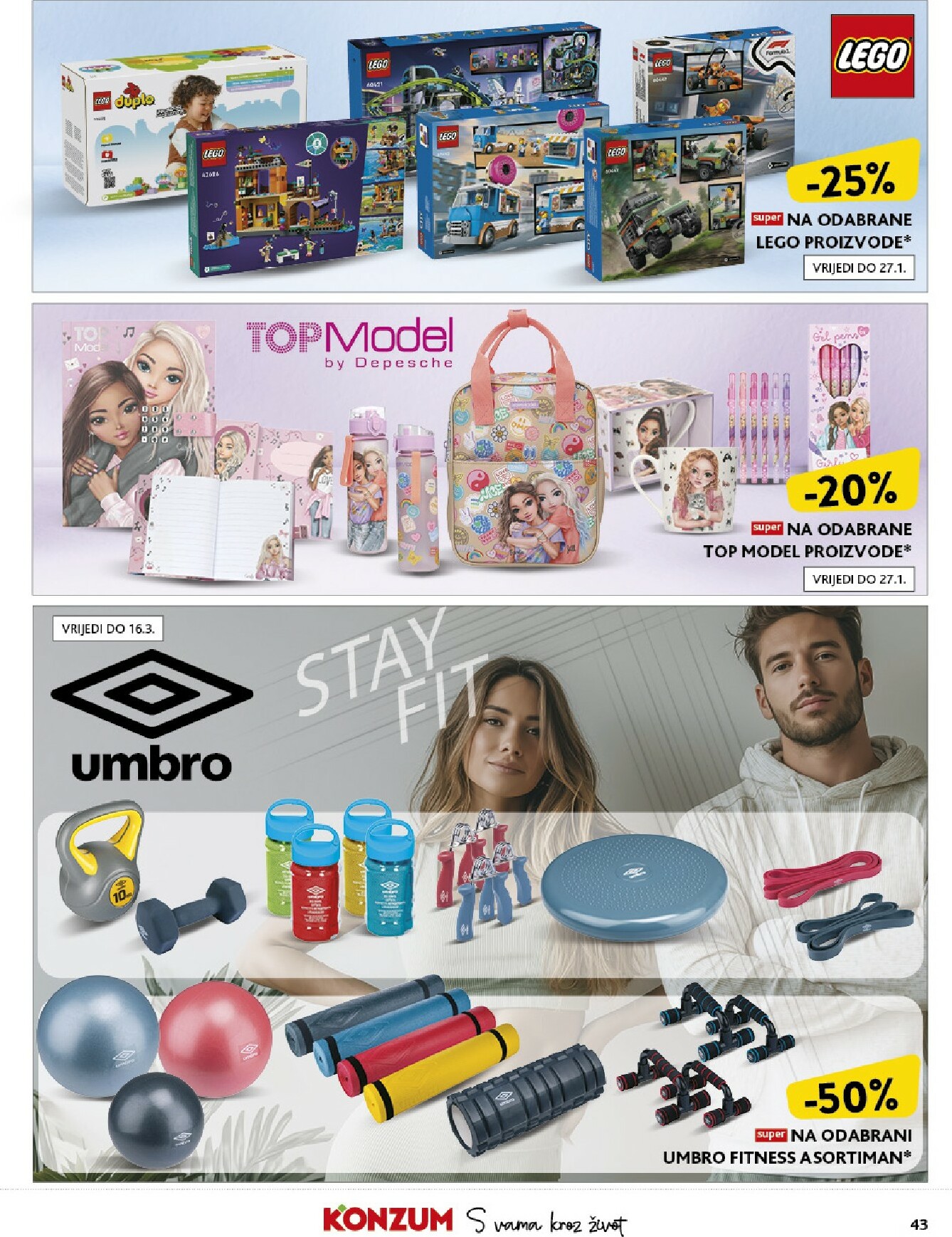 konzum - Prelistajte katalog Konzum, vrijedi od 14.01. do 20.01. - page: 43