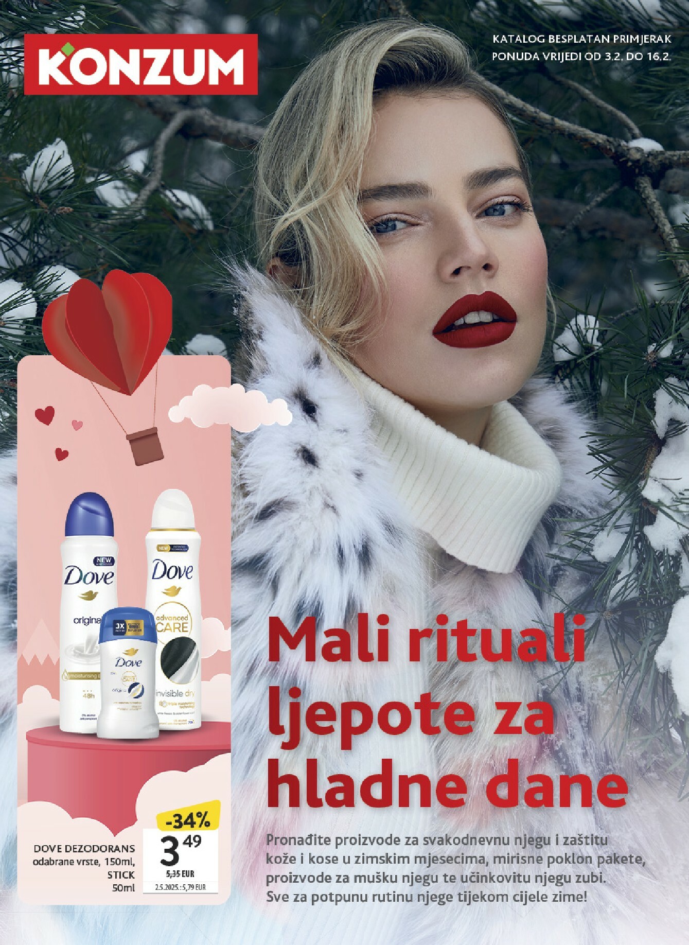 konzum - Prelistajte katalog Konzum - Katalog ljepota i njega, vrijedi od 03.02.2026 do 16.02.2026