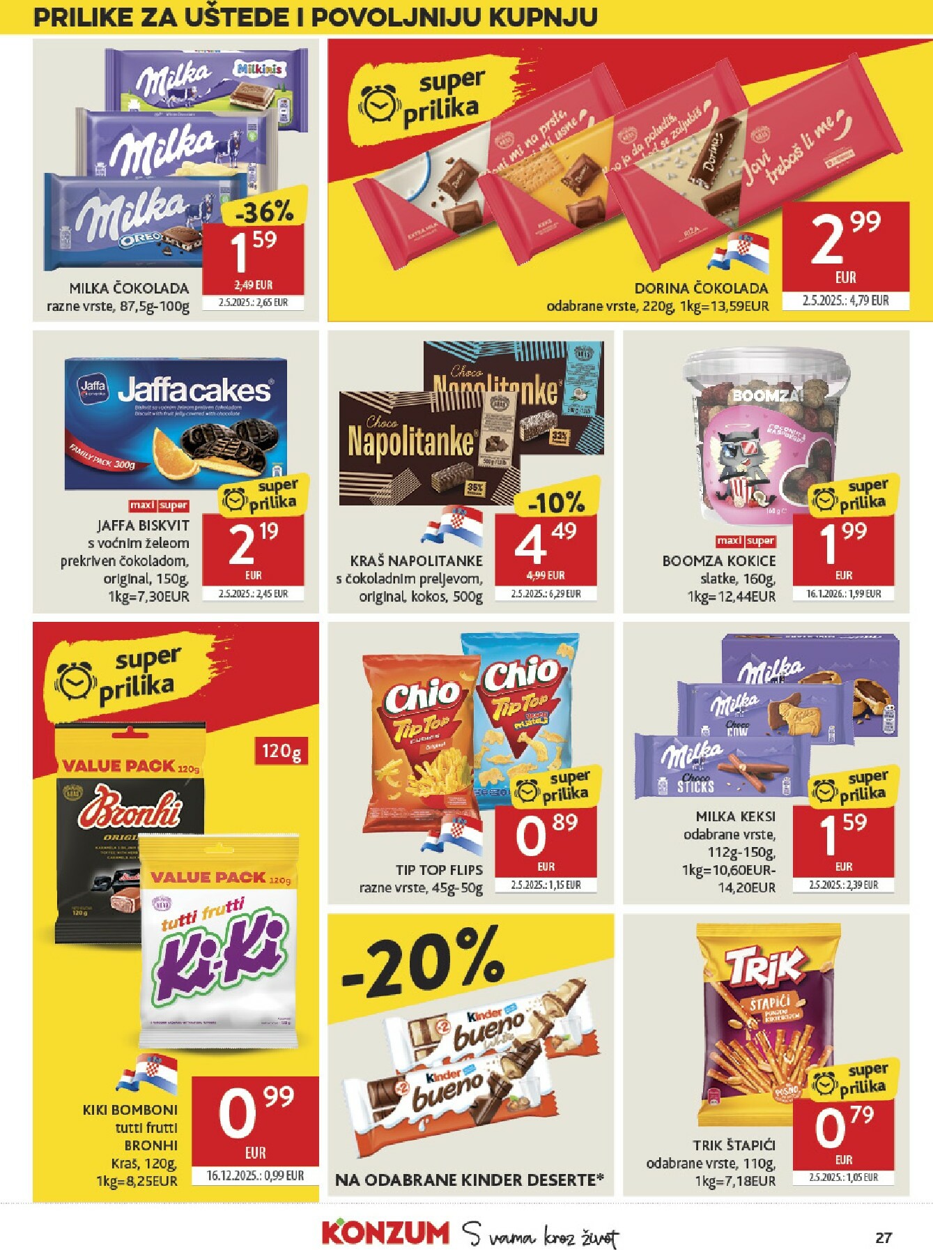 konzum - Prelistajte katalog Konzum, vrijedi od 04.02.2026 do 10.02.2026 - page: 27