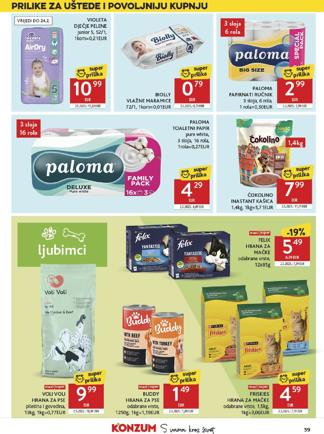 konzum - Prelistajte katalog Konzum, vrijedi od 11.02.2026 do 17.02.2026 - page: 39
