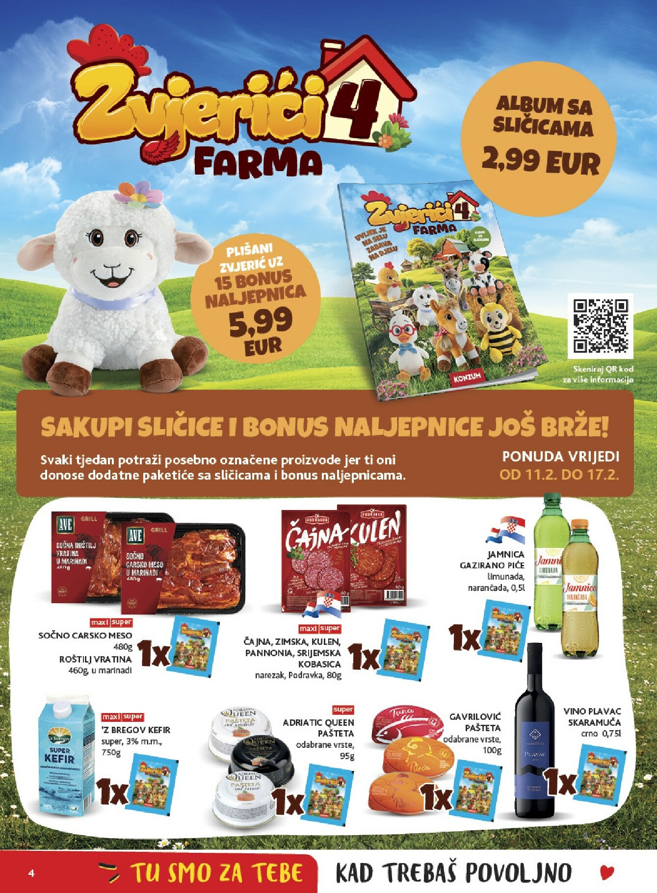 konzum - Prelistajte katalog Konzum, vrijedi od 11.02.2026 do 17.02.2026 - page: 4