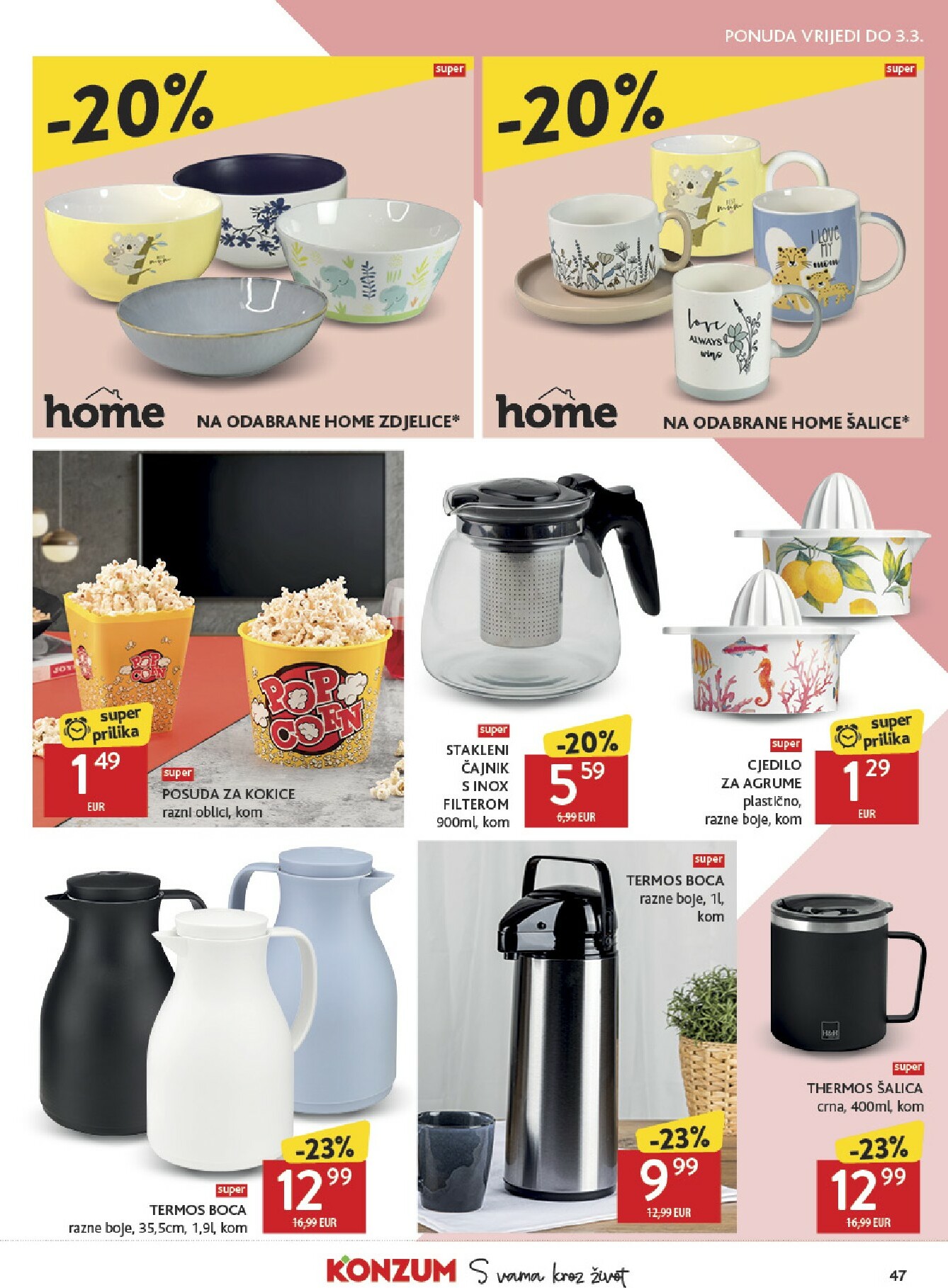 konzum - Prelistajte katalog Konzum, vrijedi od 18.02.2026 do 24.02.2026 - page: 47