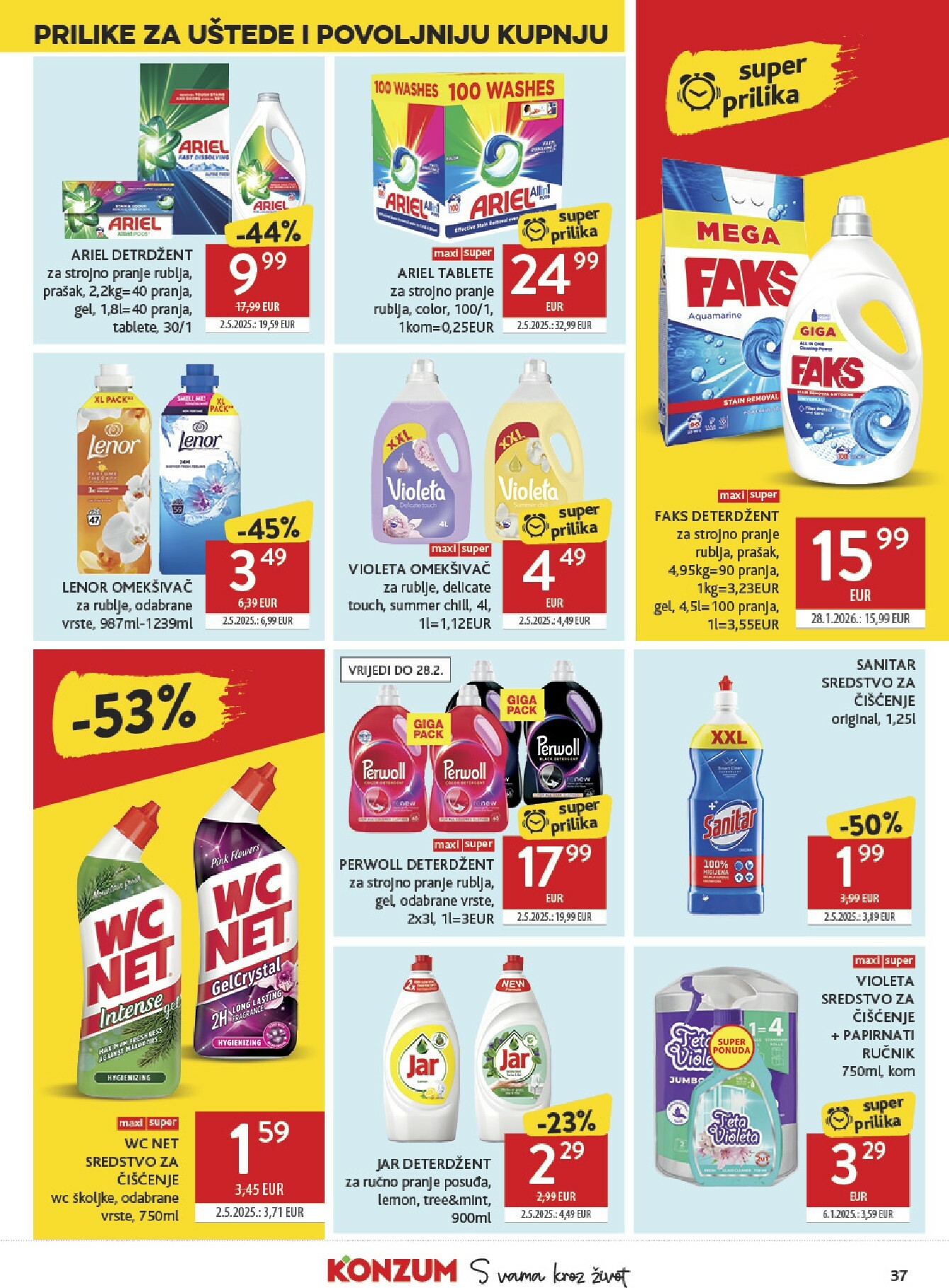 konzum - Prelistajte katalog Konzum, vrijedi od 18.02.2026 do 24.02.2026 - page: 37