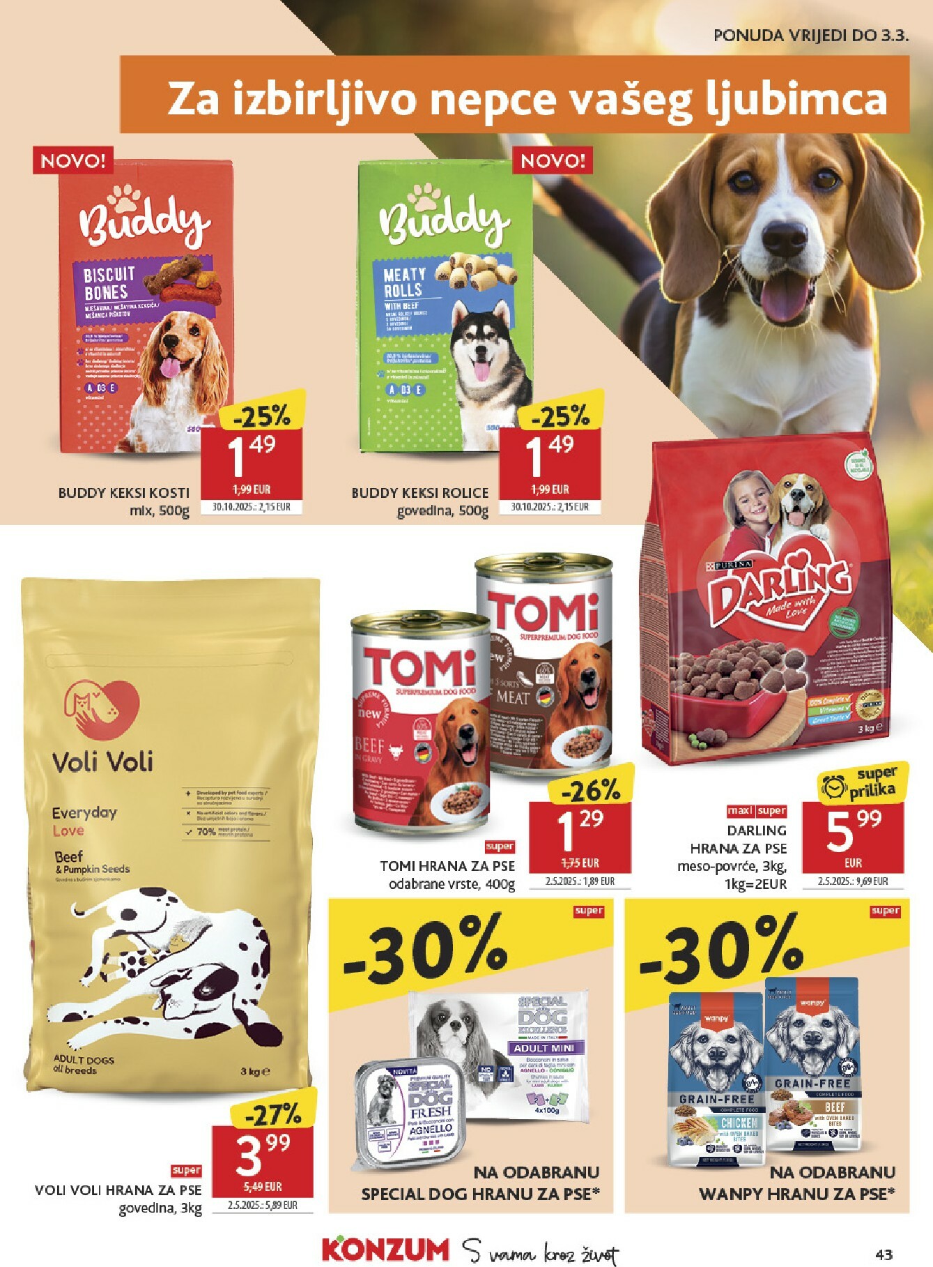 konzum - Prelistajte katalog Konzum, vrijedi od 18.02.2026 do 24.02.2026 - page: 43