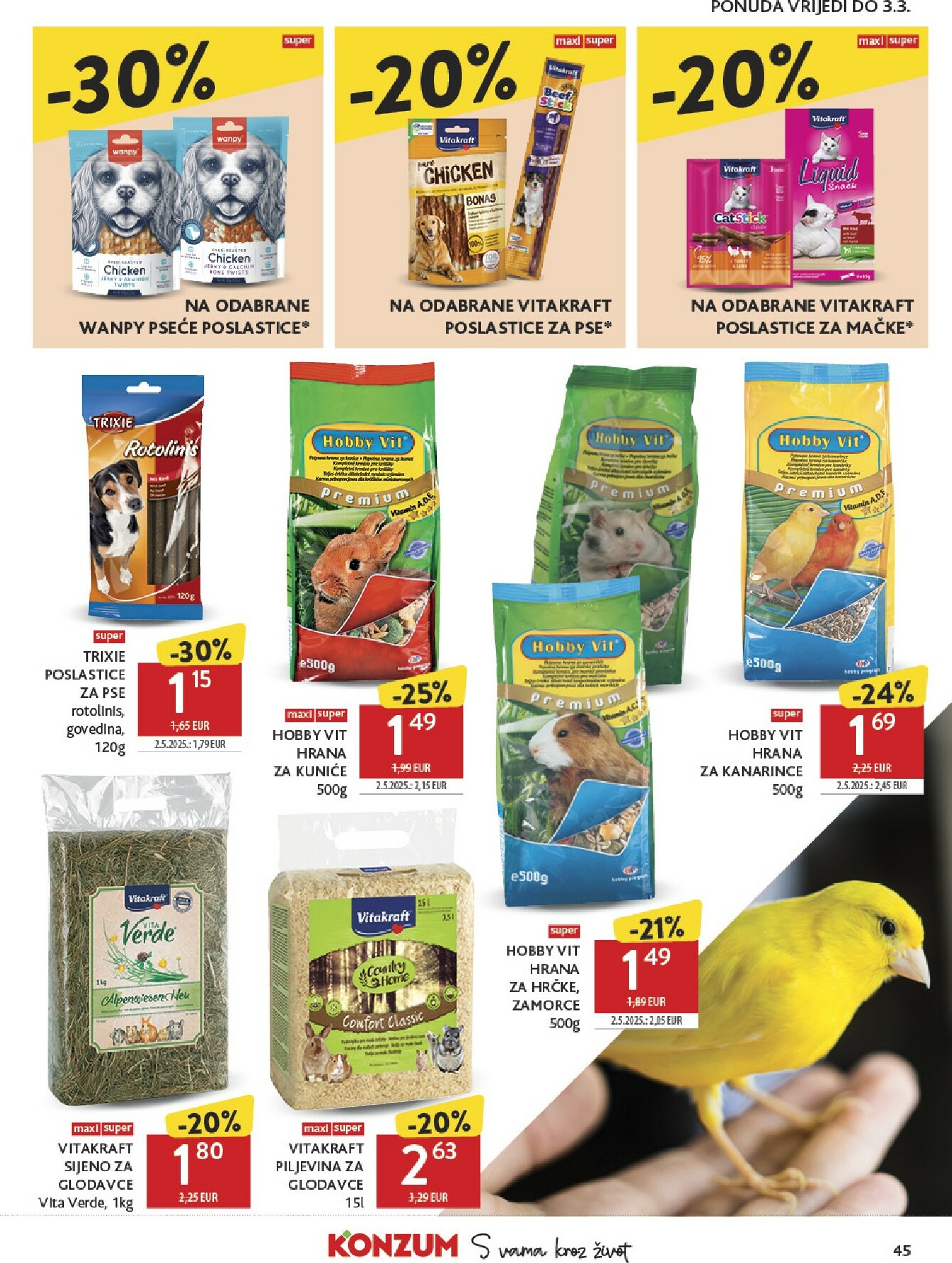 konzum - Prelistajte katalog Konzum, vrijedi od 18.02.2026 do 24.02.2026 - page: 45