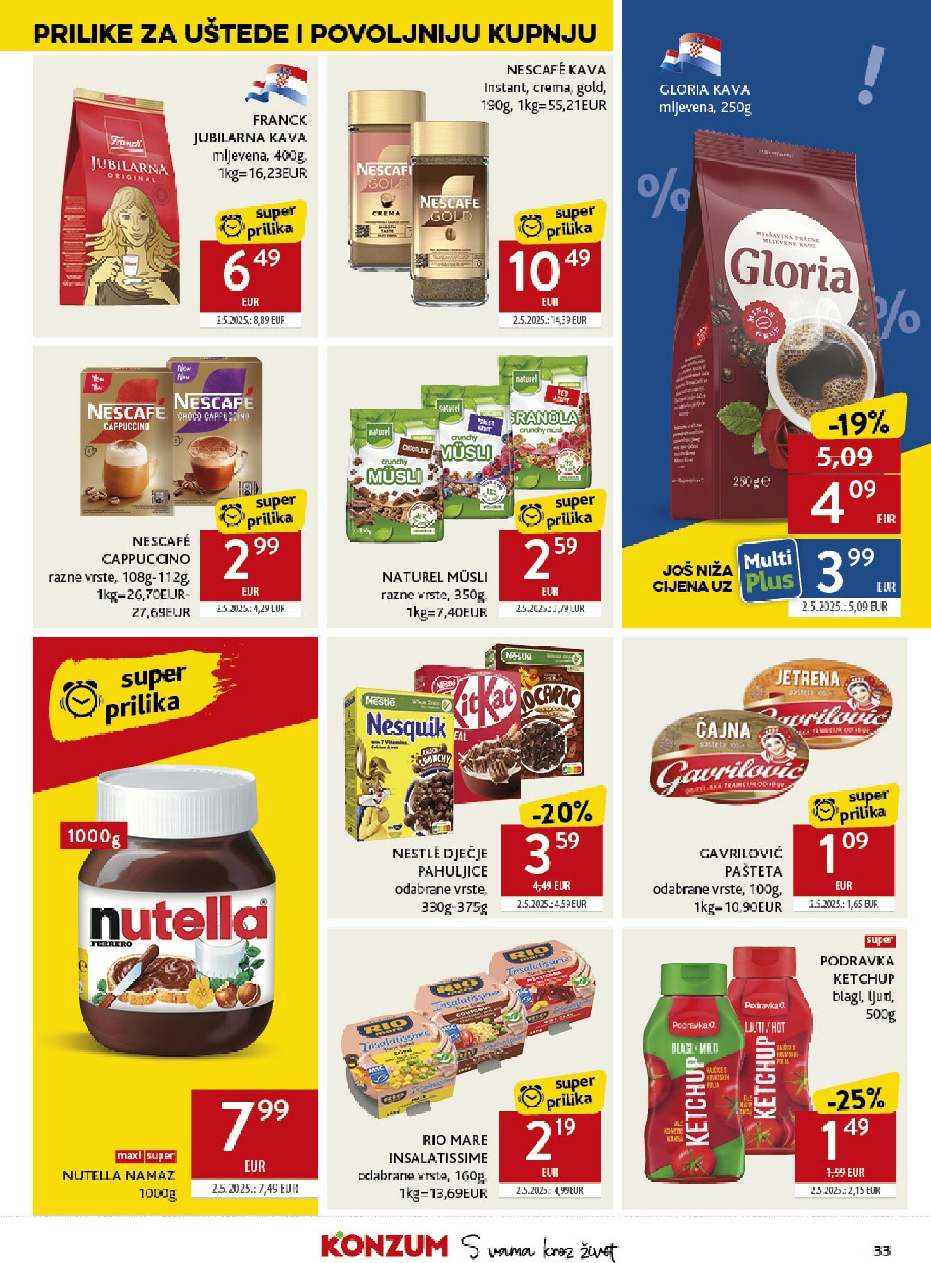 konzum - Prelistajte katalog Konzum, vrijedi od 18.02.2026 do 24.02.2026 - page: 33