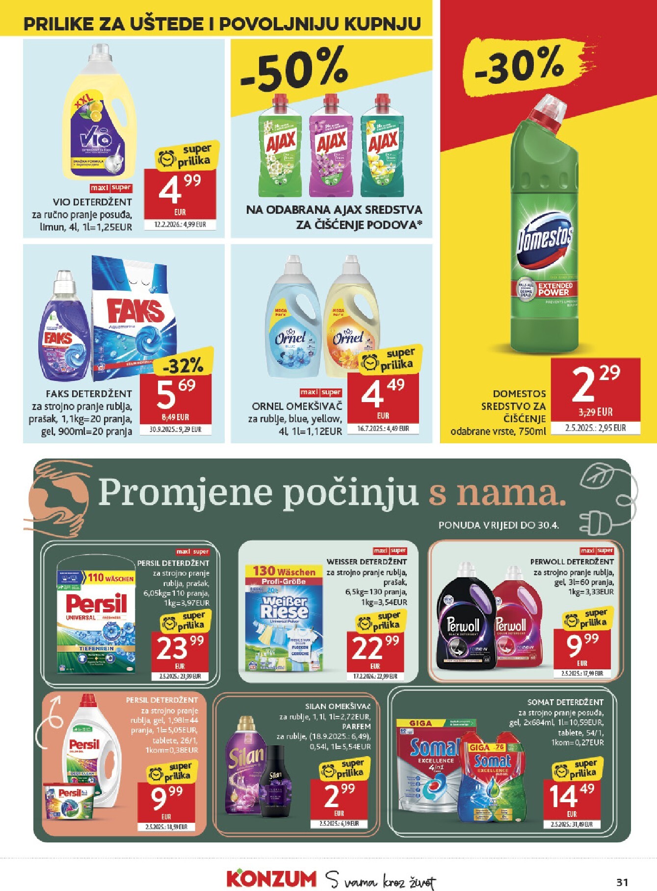 konzum - Prelistajte katalog Konzum, vrijedi od 04.03.2026 do 10.03.2026 - page: 31