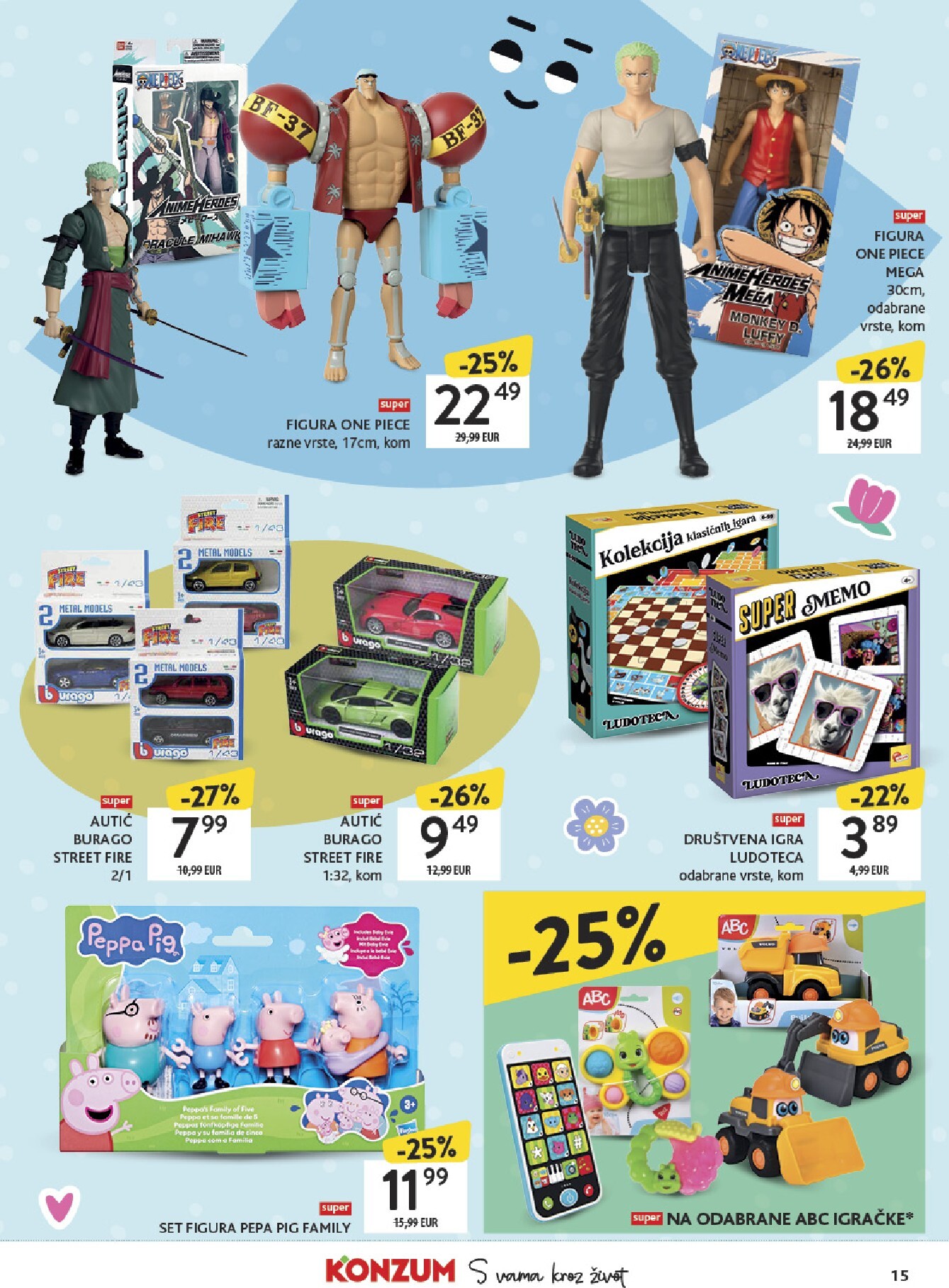konzum - Prelistajte katalog Konzum - Katalog igračaka, vrijedi od 09.03.2026 do 05.04.2026 - page: 15