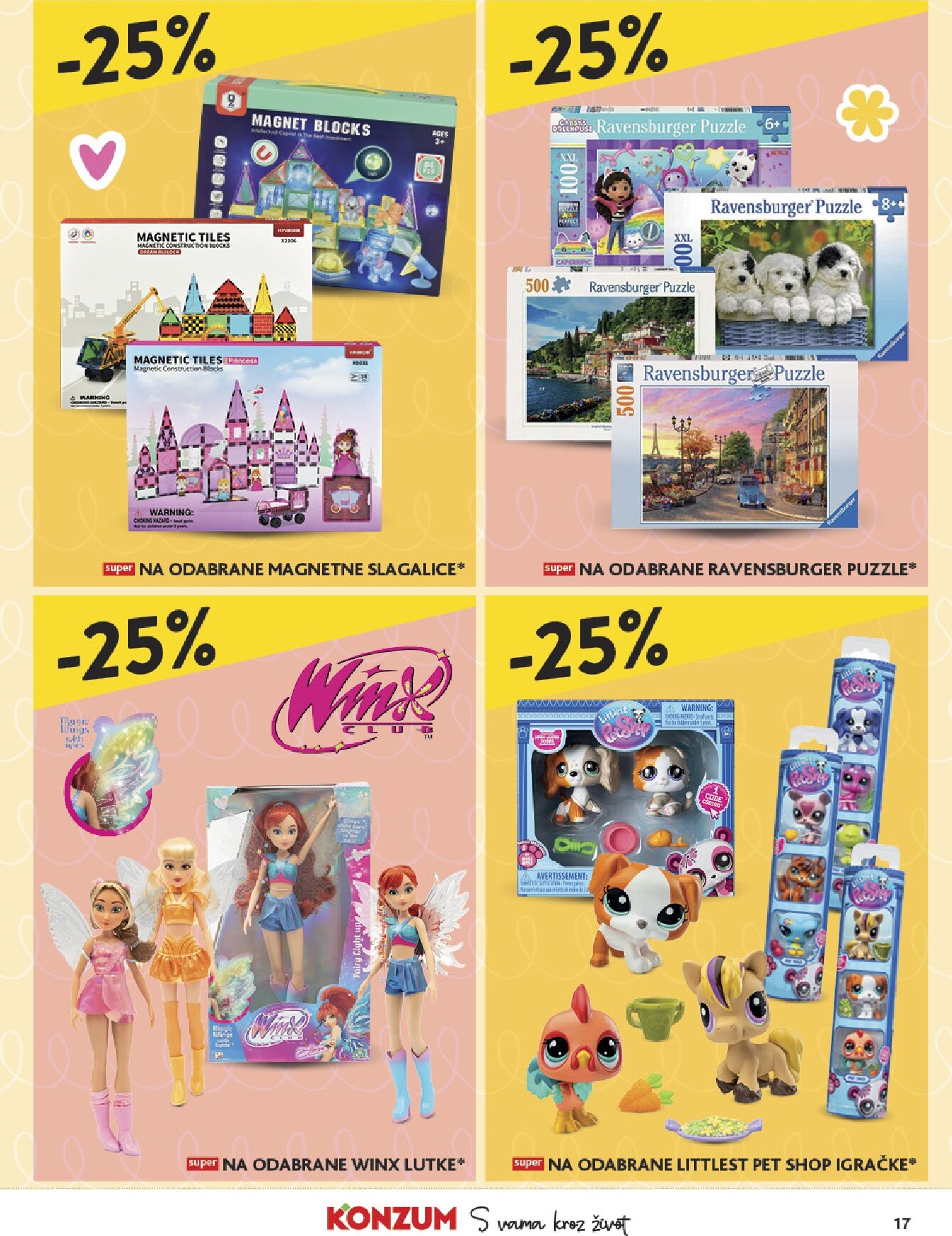 konzum - Prelistajte katalog Konzum - Katalog igračaka, vrijedi od 09.03.2026 do 05.04.2026 - page: 17