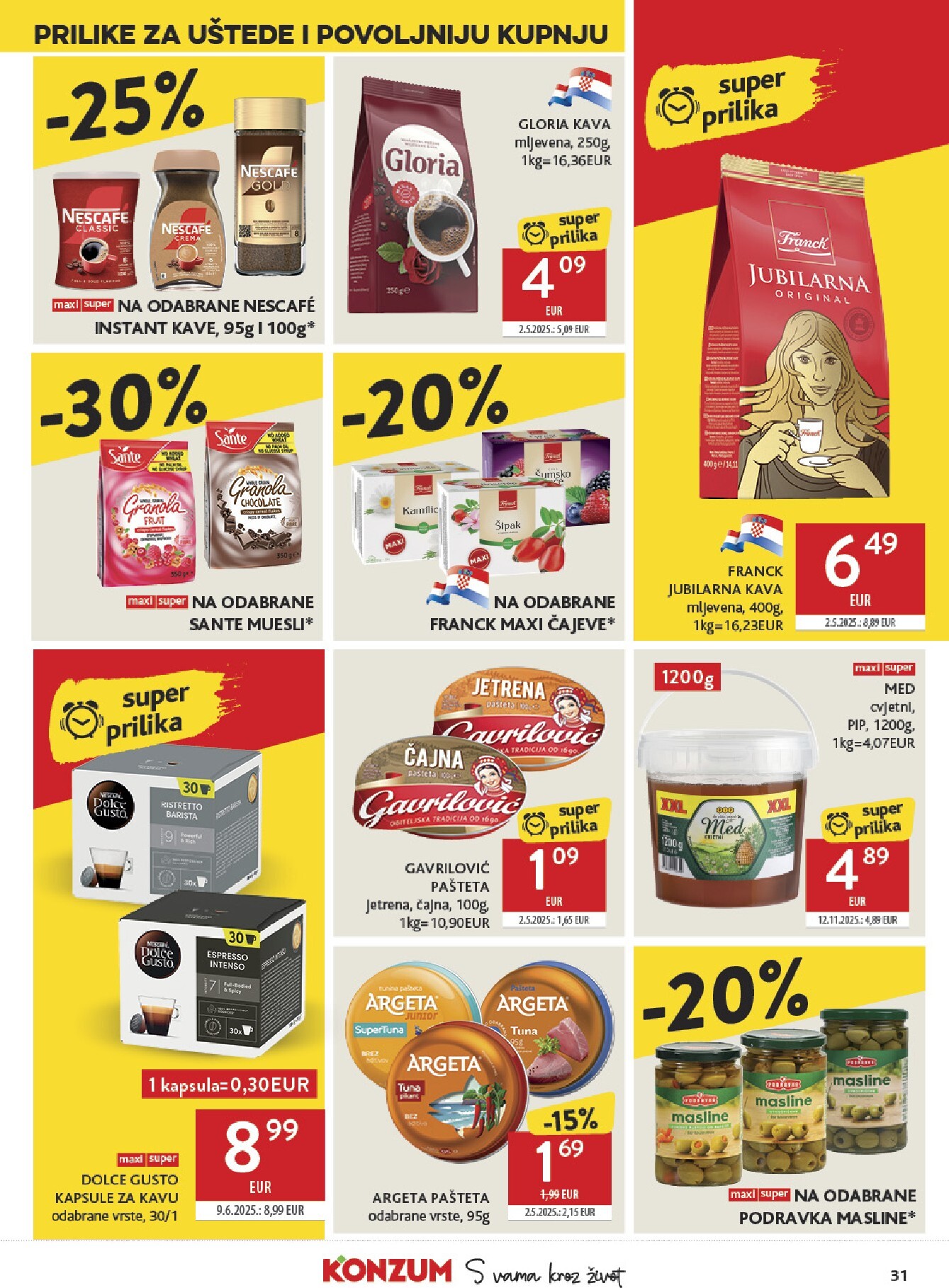 konzum - Prelistajte katalog Konzum, vrijedi od 18.03.2026 do 24.03.2026 - page: 31