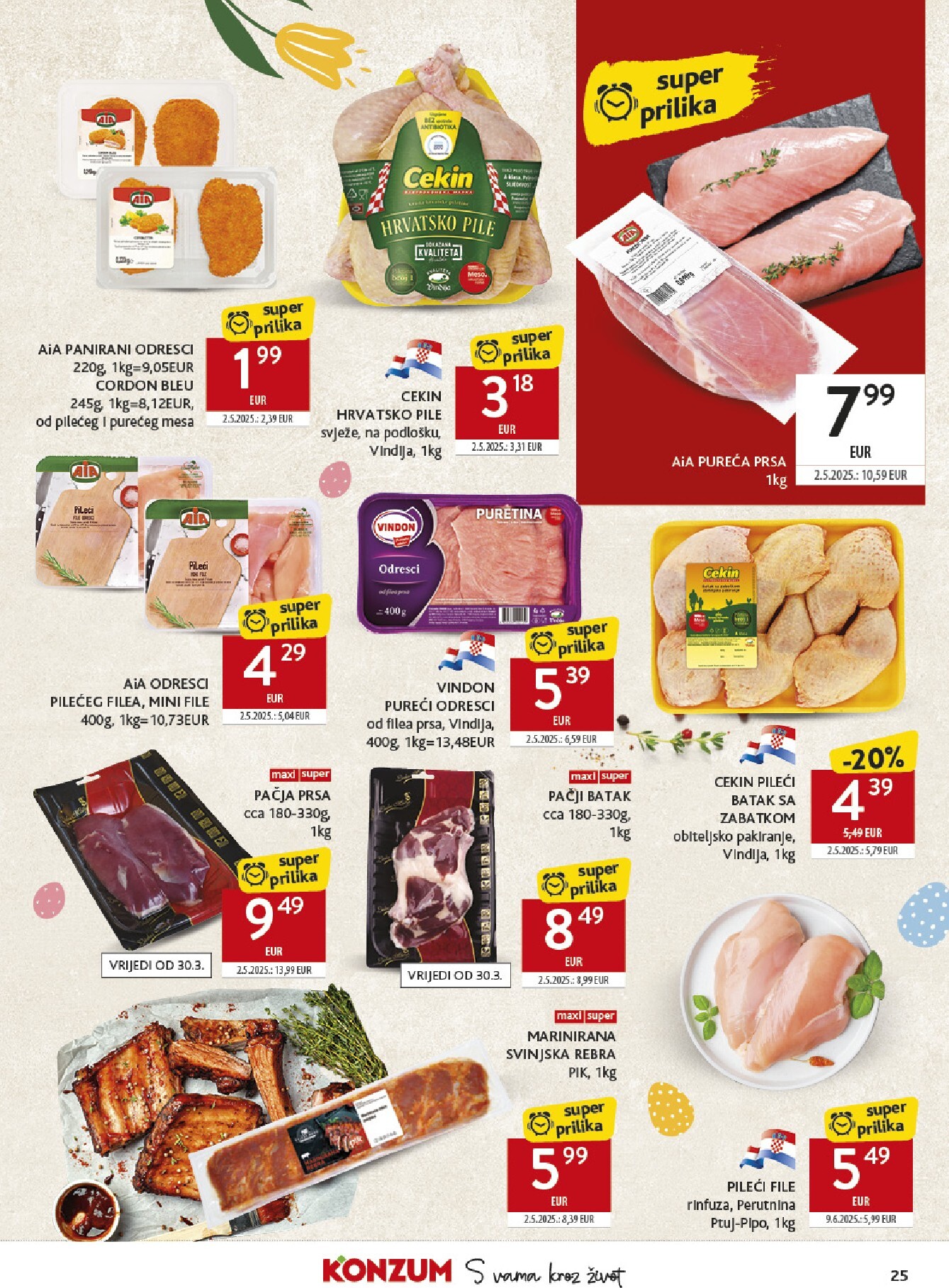 konzum - Prelistajte katalog Konzum, vrijedi od 25.03.2026 do 04.04.2026 - page: 25