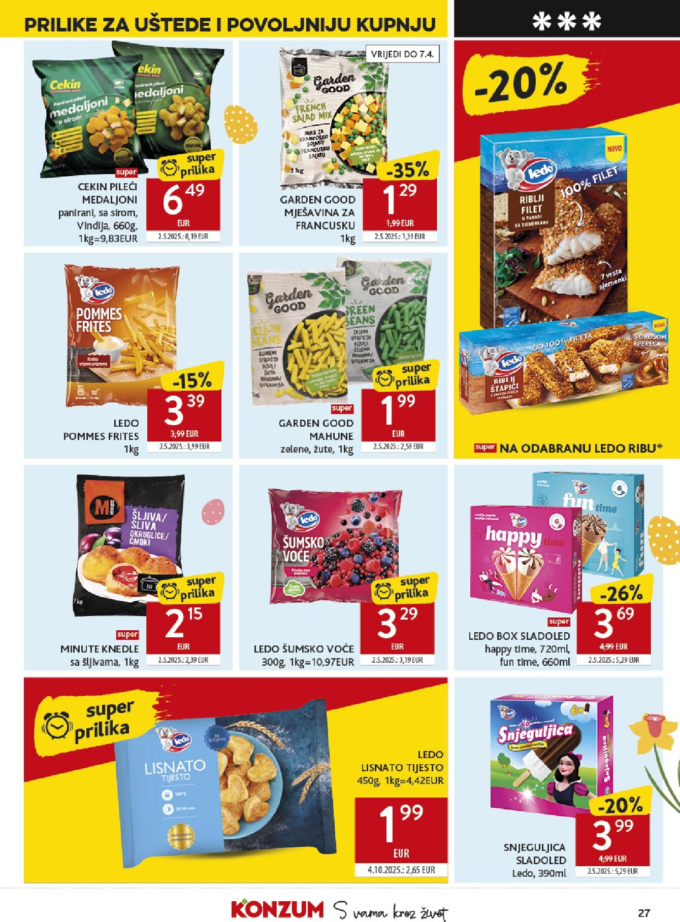 konzum - Prelistajte katalog Konzum, vrijedi od 25.03.2026 do 04.04.2026 - page: 27