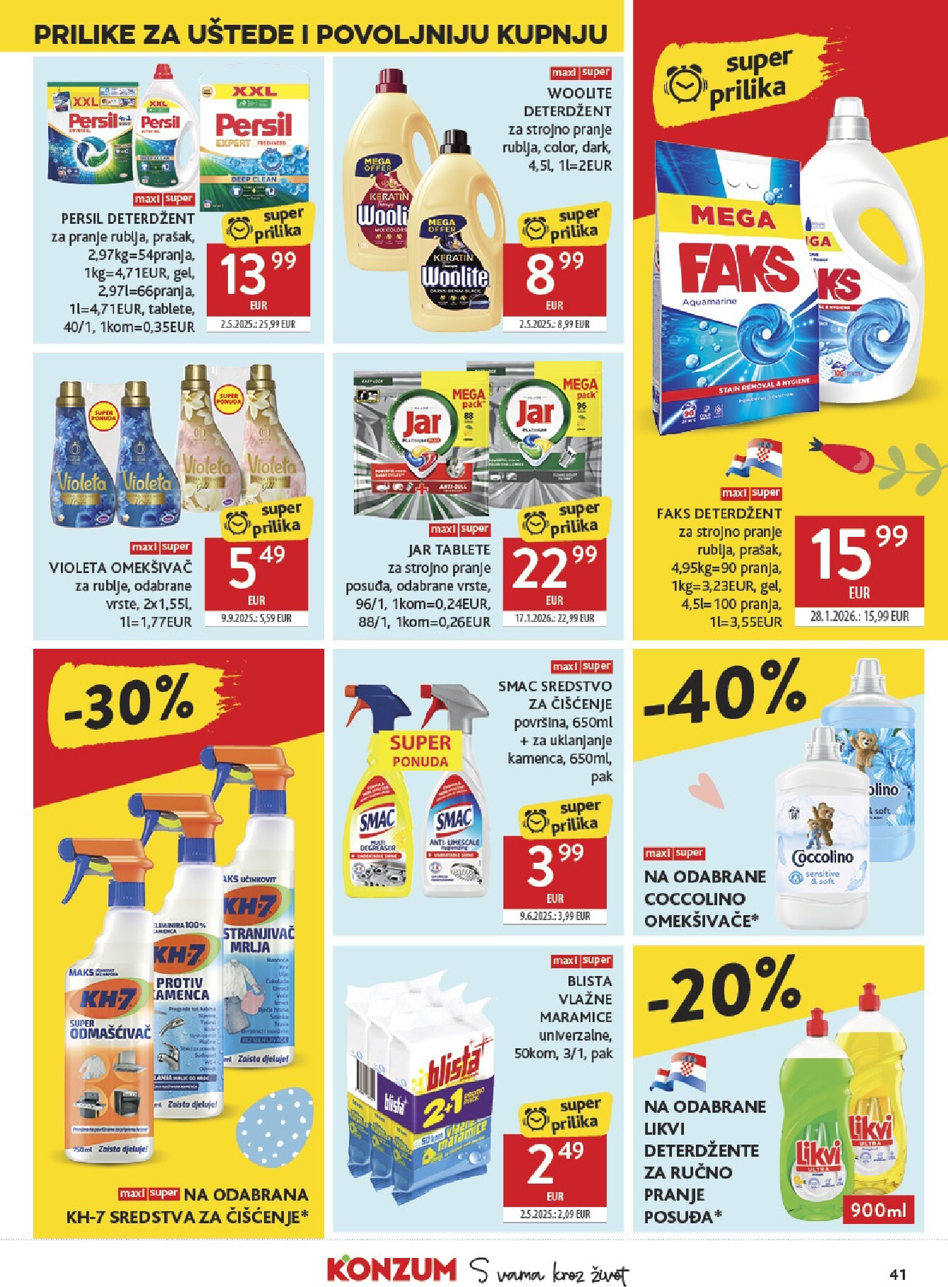 konzum - Prelistajte katalog Konzum, vrijedi od 25.03.2026 do 04.04.2026 - page: 41