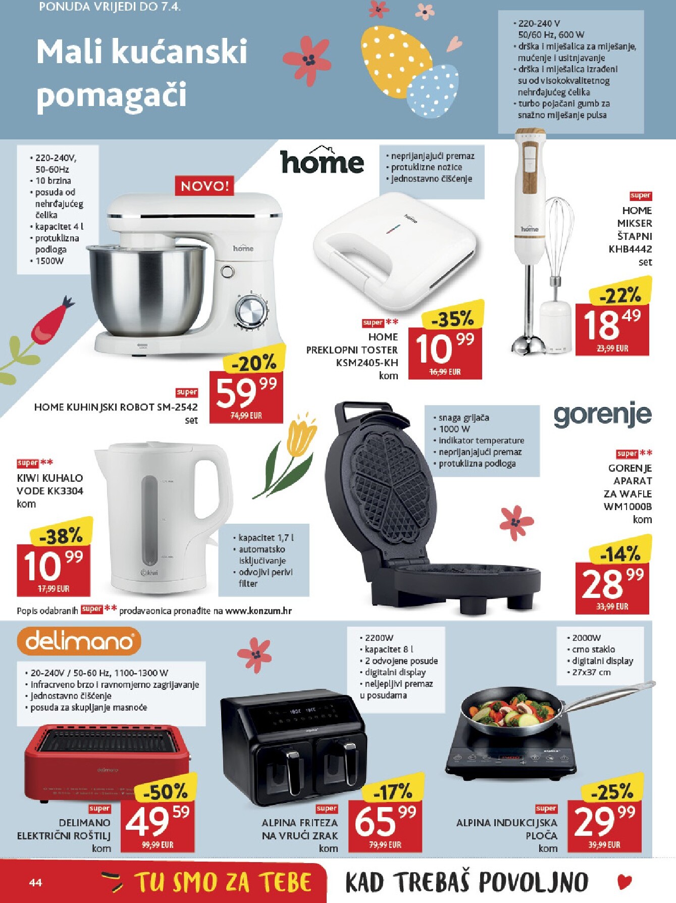 konzum - Prelistajte katalog Konzum, vrijedi od 25.03.2026 do 04.04.2026 - page: 44