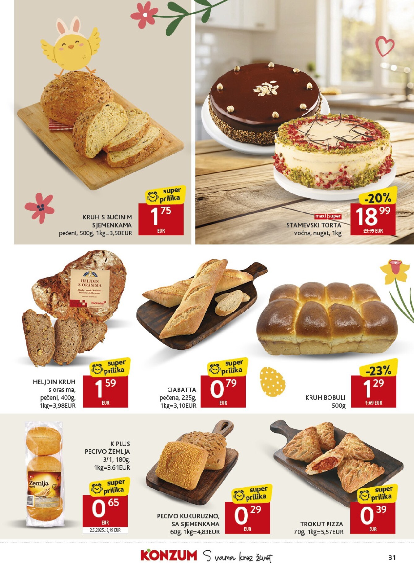 konzum - Prelistajte katalog Konzum, vrijedi od 25.03.2026 do 04.04.2026 - page: 31