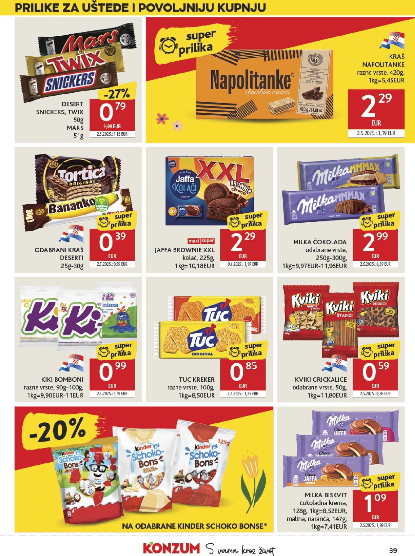 konzum - Prelistajte katalog Konzum, vrijedi od 25.03.2026 do 04.04.2026 - page: 39