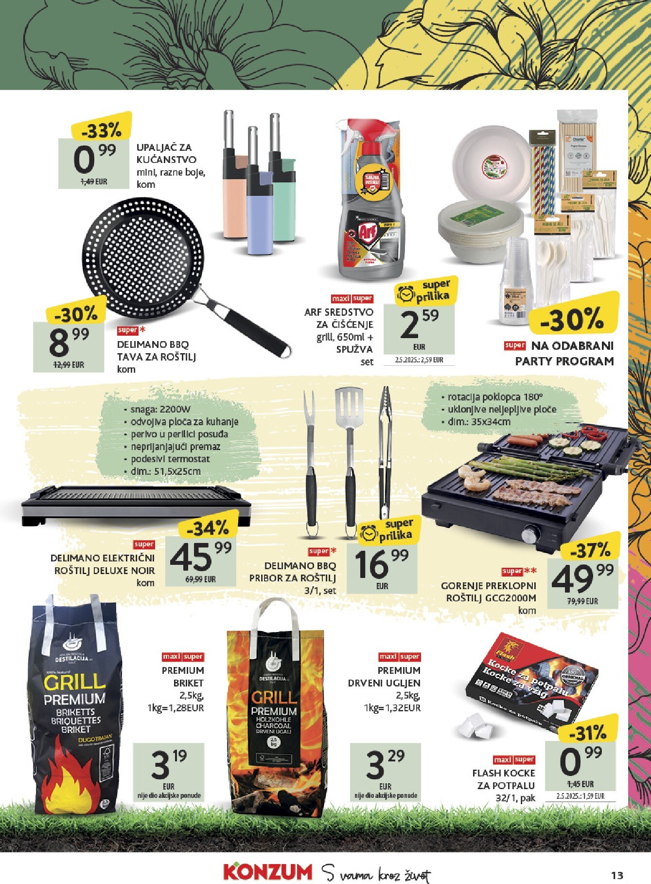 konzum - Prelistajte katalog Konzum - Katalog Vrt, vrijedi od 23.03.2026 do 19.04.2026 - page: 13